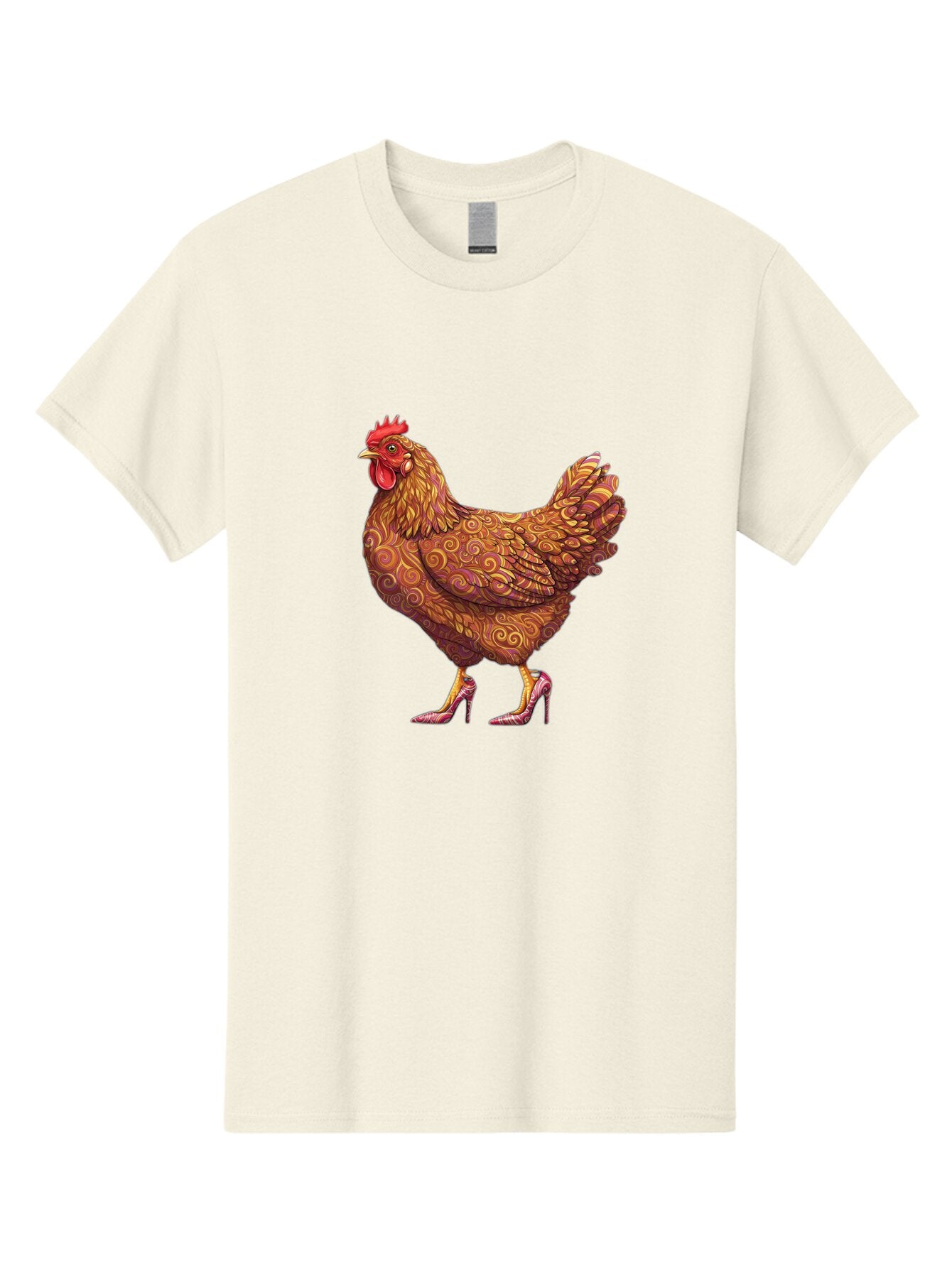 High-Heel-Chicken-1 Men'S Graphic Tee, 100% Cotton, Comfortable Casual Summer Wear, Machine Washable, Vintage Camera, Old Camera, Antique Camera, Black Camera, Classic Photography, Photography Equipment, Nostalgic Device, Film Camera, Bam645