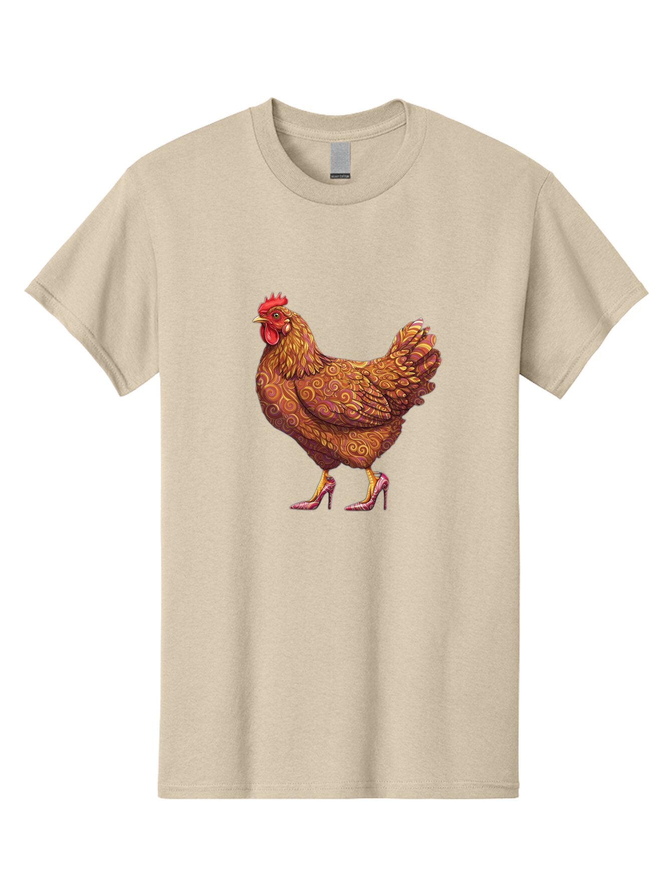 High-Heel-Chicken-1 Men'S Graphic Tee, 100% Cotton, Comfortable Casual Summer Wear, Machine Washable, Vintage Camera, Old Camera, Antique Camera, Black Camera, Classic Photography, Photography Equipment, Nostalgic Device, Film Camera, Bam645 4