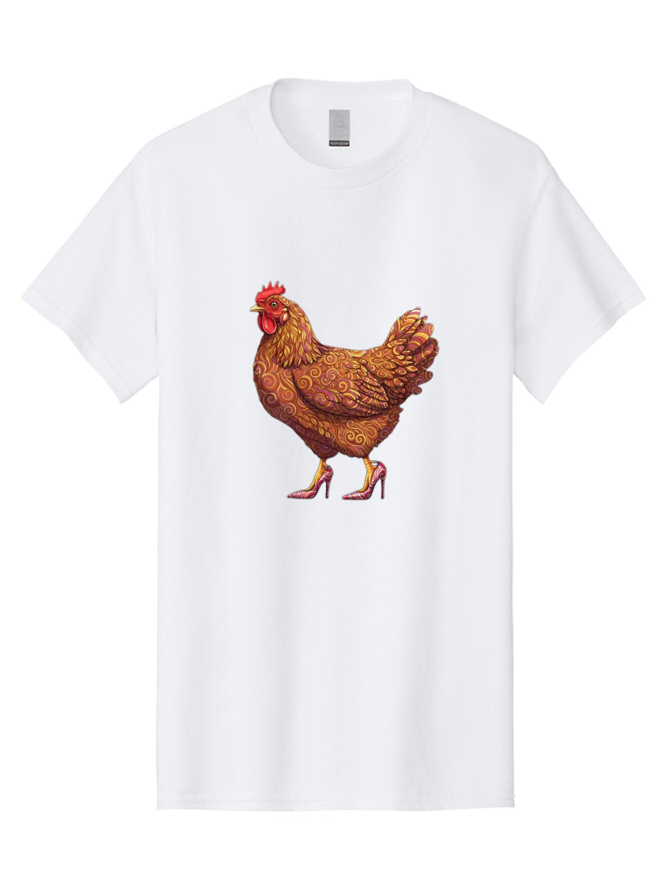 High-Heel-Chicken-1 Men'S Graphic Tee, 100% Cotton, Comfortable Casual Summer Wear, Machine Washable, Vintage Camera, Old Camera, Antique Camera, Black Camera, Classic Photography, Photography Equipment, Nostalgic Device, Film Camera, Bam645 3