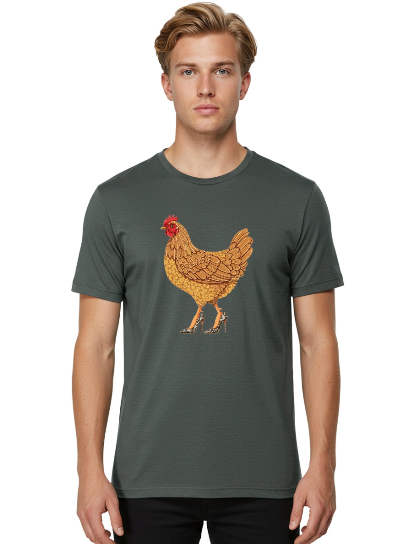 High-Heel-Chicken Men'S Graphic Tee, 100% Cotton, Comfortable Casual Summer Wear, Machine Washable, Vintage Camera, Old Camera, Antique Camera, Black Camera, Classic Photography, Photography Equipment, Nostalgic Device, Film Camera, Camera Art Bam646 28