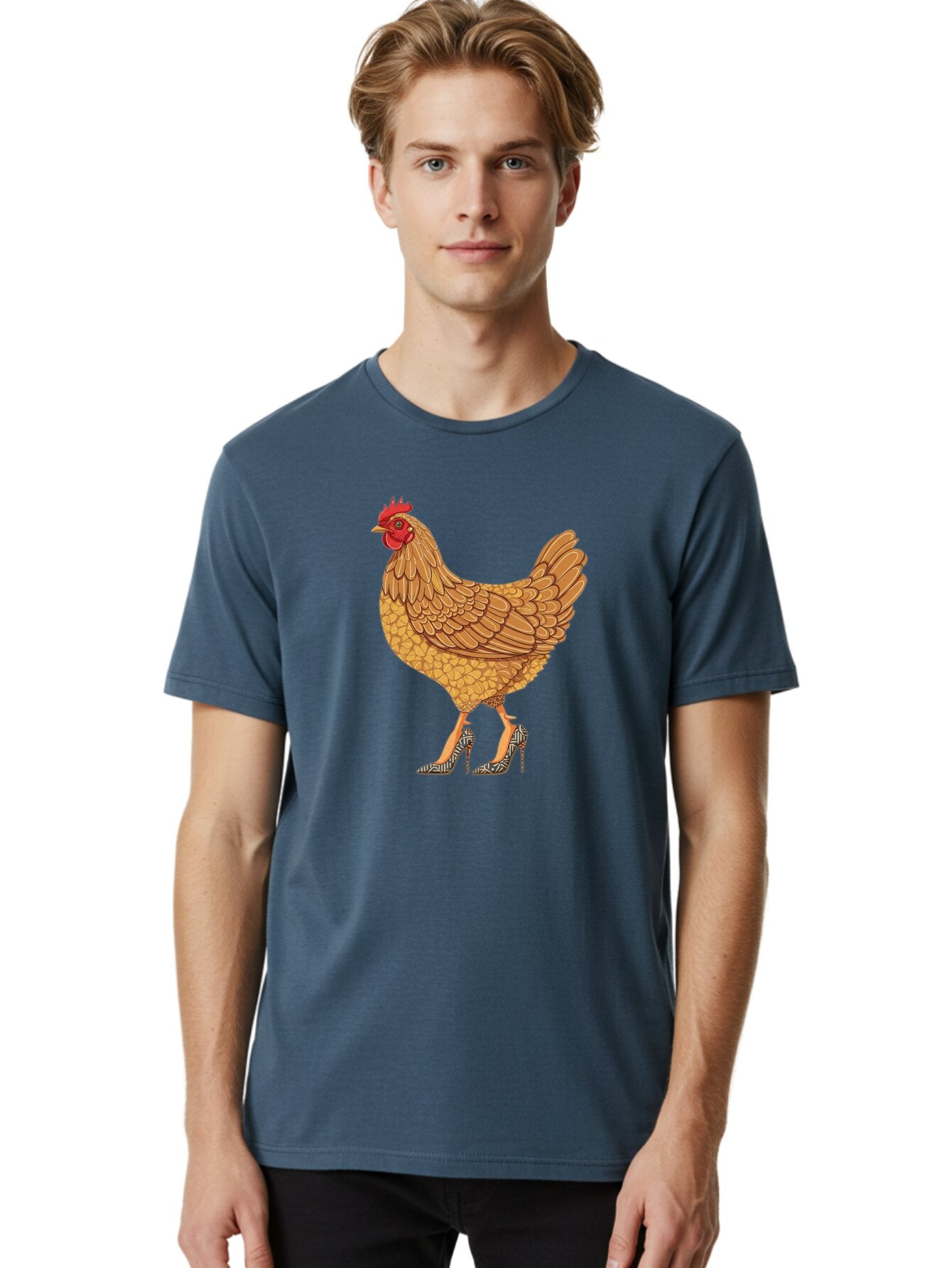 High-Heel-Chicken Men'S Graphic Tee, 100% Cotton, Comfortable Casual Summer Wear, Machine Washable, Vintage Camera, Old Camera, Antique Camera, Black Camera, Classic Photography, Photography Equipment, Nostalgic Device, Film Camera, Camera Art Bam646 17