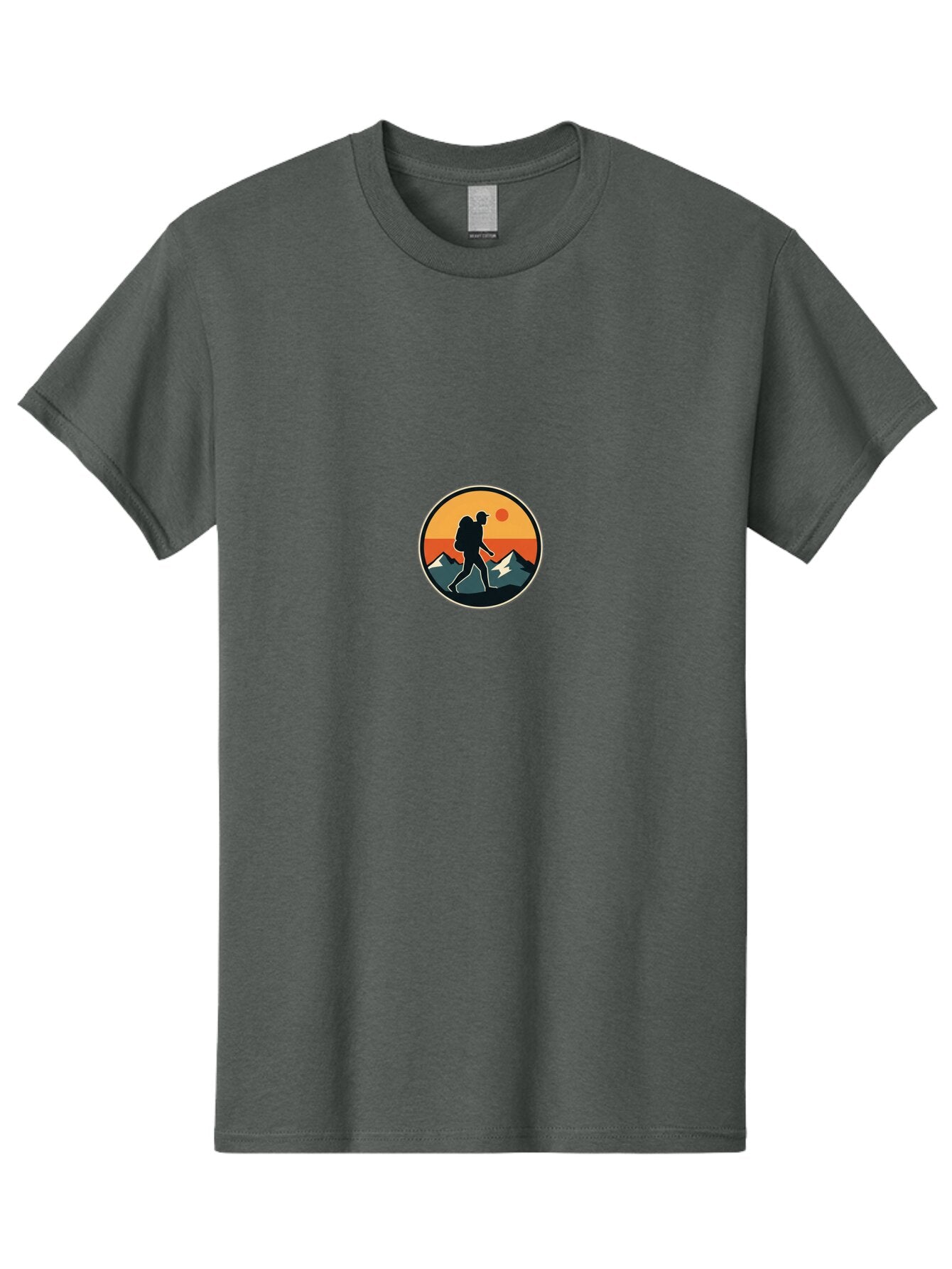 Hiker-1 Men'S Graphic Tee, 100% Cotton, Comfortable Casual Summer Wear, Machine Washable, Vintage Camera, Old Camera, Antique Camera, Black Camera, Classic Photography, Photography Equipment, Nostalgic Device, Film Camera, Camera Art Bam647 3