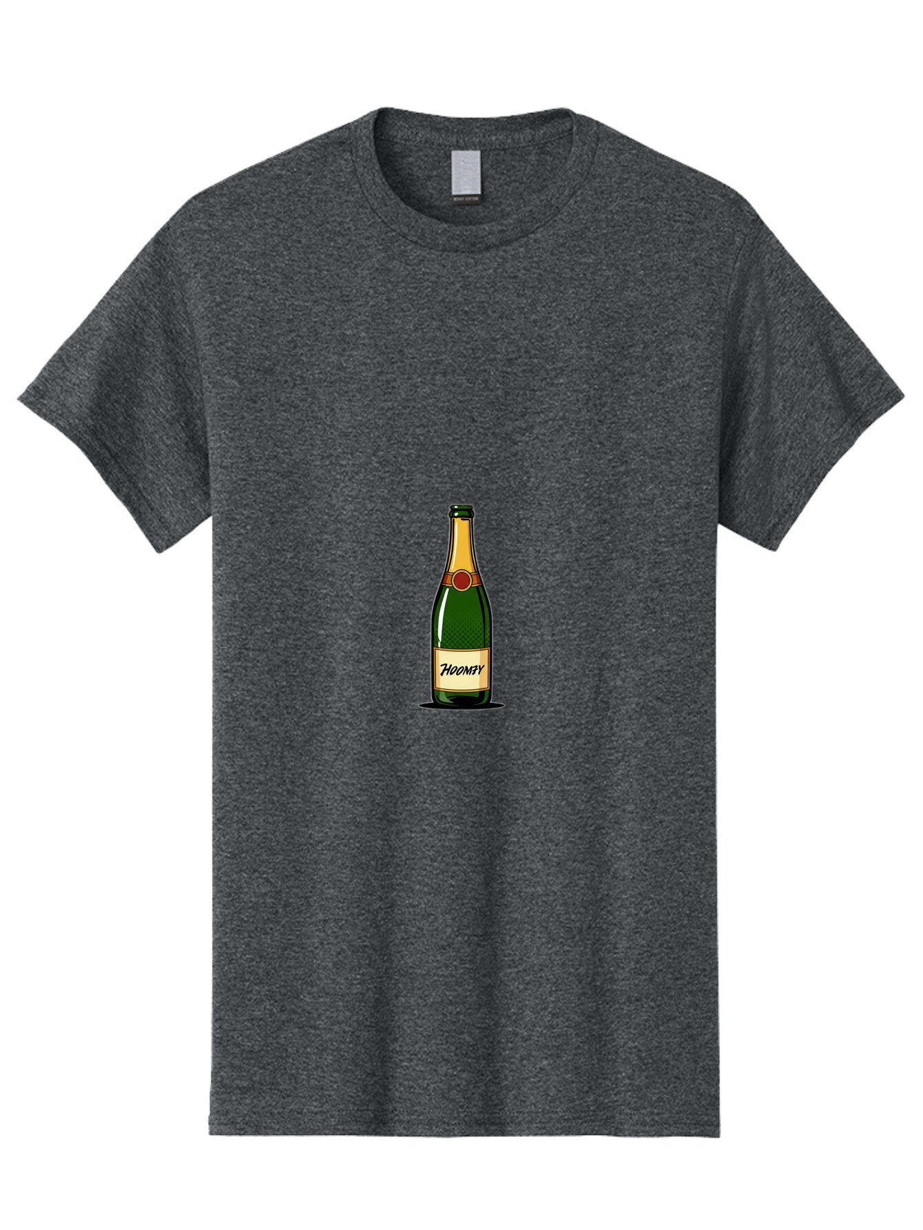 Hooray-Champagne-Bottle Men'S Graphic Tee, 100% Cotton, Comfortable Casual Summer Wear, Machine Washable, Vintage Camera, Old Camera, Antique Camera, Black Camera, Classic Photography, Photography Equipment, Nostalgic Device, Film Camera, Bam654
