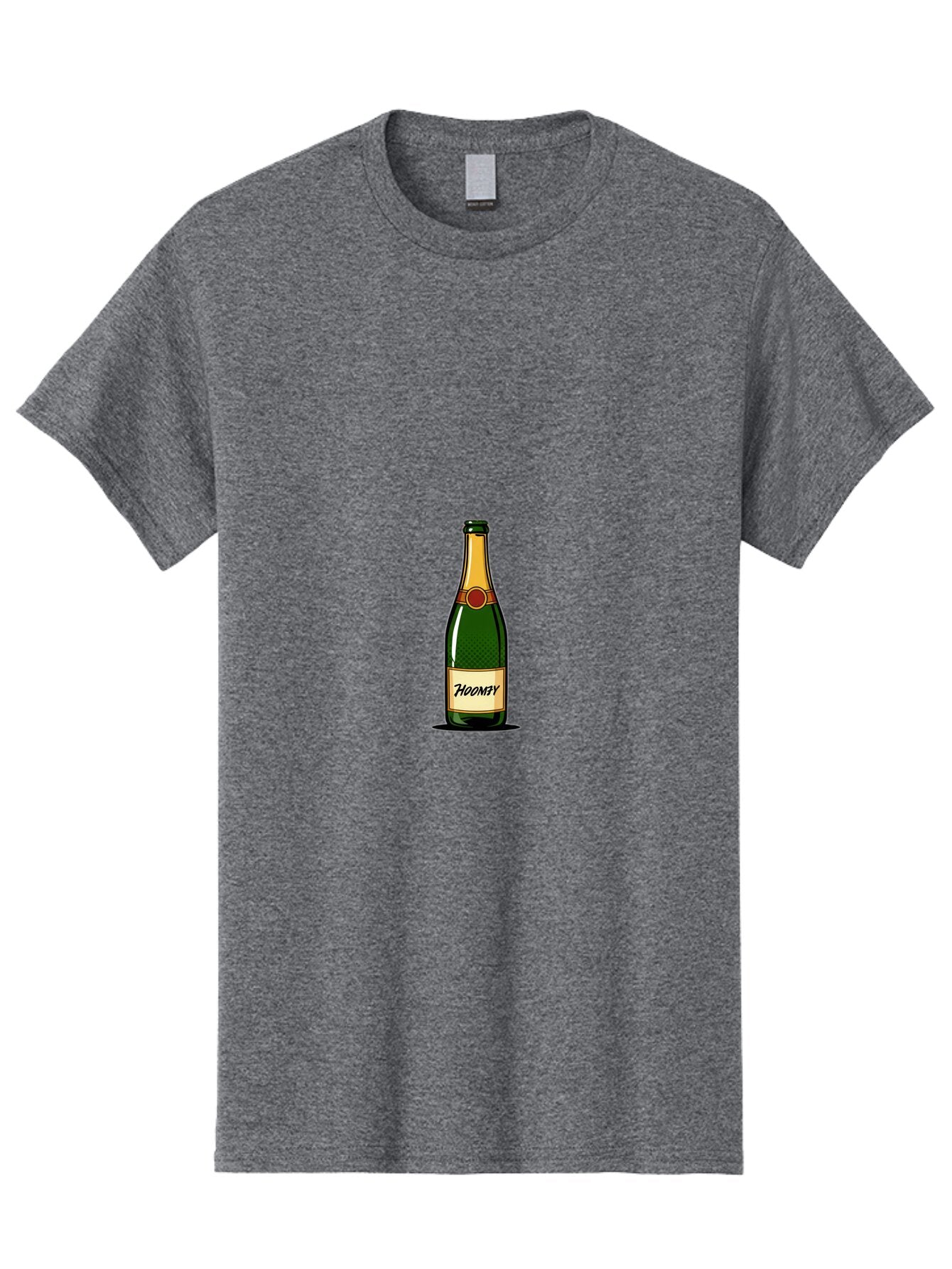 Hooray-Champagne-Bottle Men'S Graphic Tee, 100% Cotton, Comfortable Casual Summer Wear, Machine Washable, Vintage Camera, Old Camera, Antique Camera, Black Camera, Classic Photography, Photography Equipment, Nostalgic Device, Film Camera, Bam654