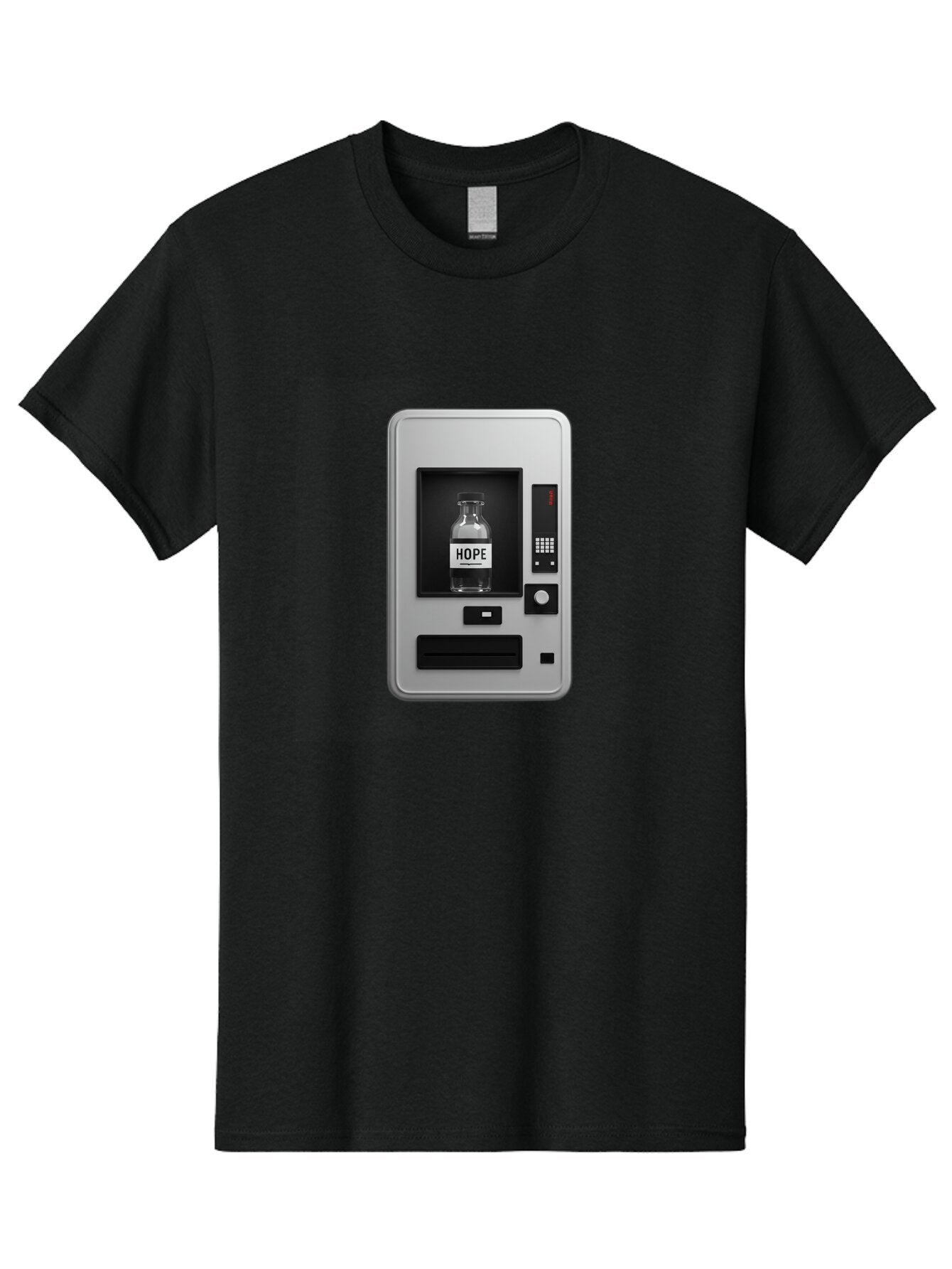 Hope-Vending-Machine Men'S Graphic Tee, 100% Cotton, Comfortable Casual Summer Wear, Machine Washable, Vintage Camera, Old Camera, Antique Camera, Black Camera, Classic Photography, Photography Equipment, Nostalgic Device, Film Camera, Bam655 8