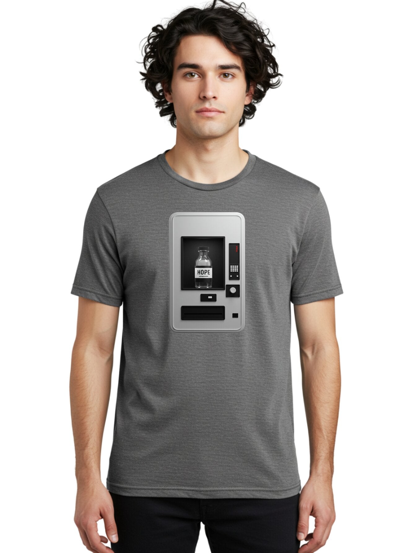 Hope-Vending-Machine Men'S Graphic Tee, 100% Cotton, Comfortable Casual Summer Wear, Machine Washable, Vintage Camera, Old Camera, Antique Camera, Black Camera, Classic Photography, Photography Equipment, Nostalgic Device, Film Camera, Bam655 23