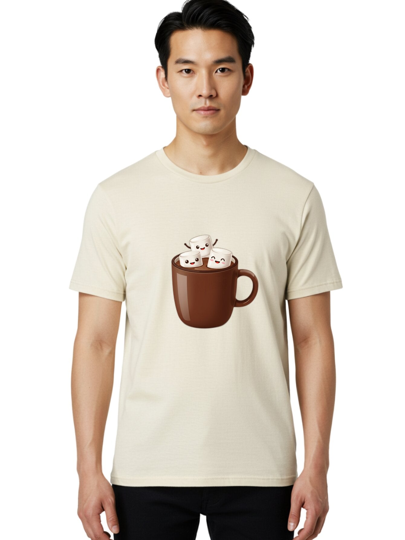 Hot-Chocolate-1 Men'S Graphic Tee, 100% Cotton, Comfortable Casual Summer Wear, Machine Washable, Vintage Camera, Old Camera, Antique Camera, Black Camera, Classic Photography, Photography Equipment, Nostalgic Device, Film Camera, Camera Art Bam658 29