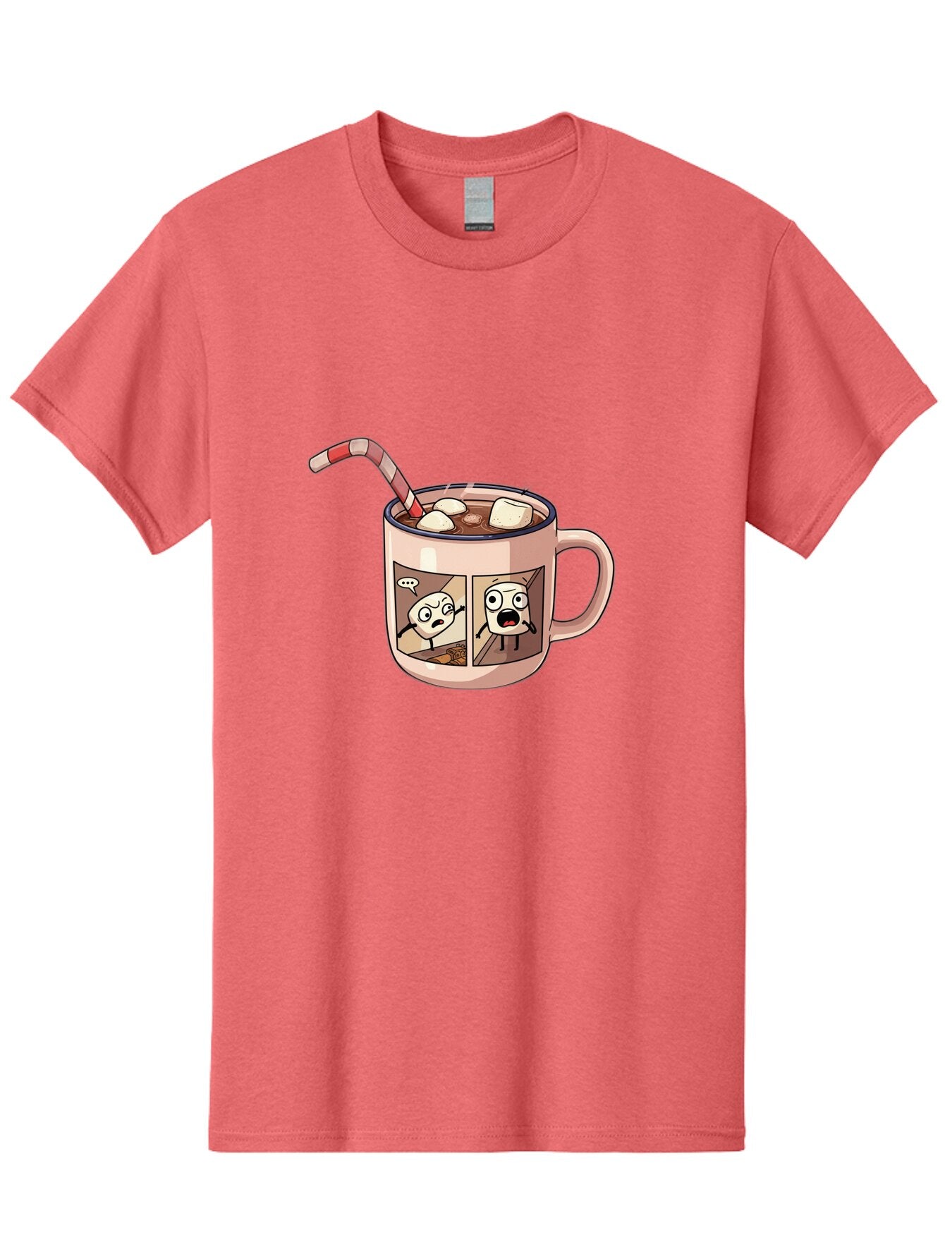Hot-Chocolate-3 Men'S Graphic Tee, 100% Cotton, Comfortable Casual Summer Wear, Machine Washable, Vintage Camera, Old Camera, Antique Camera, Black Camera, Classic Photography, Photography Equipment, Nostalgic Device, Film Camera, Camera Art Bam660 4