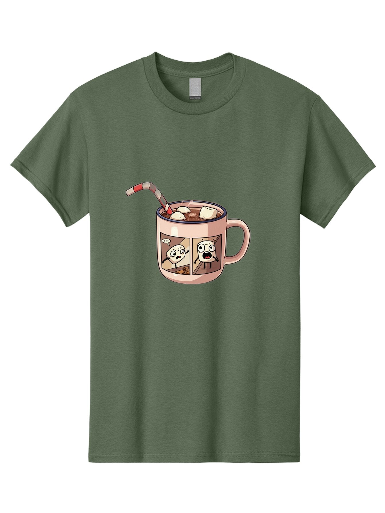 Hot-Chocolate-3 Men'S Graphic Tee, 100% Cotton, Comfortable Casual Summer Wear, Machine Washable, Vintage Camera, Old Camera, Antique Camera, Black Camera, Classic Photography, Photography Equipment, Nostalgic Device, Film Camera, Camera Art Bam660 6