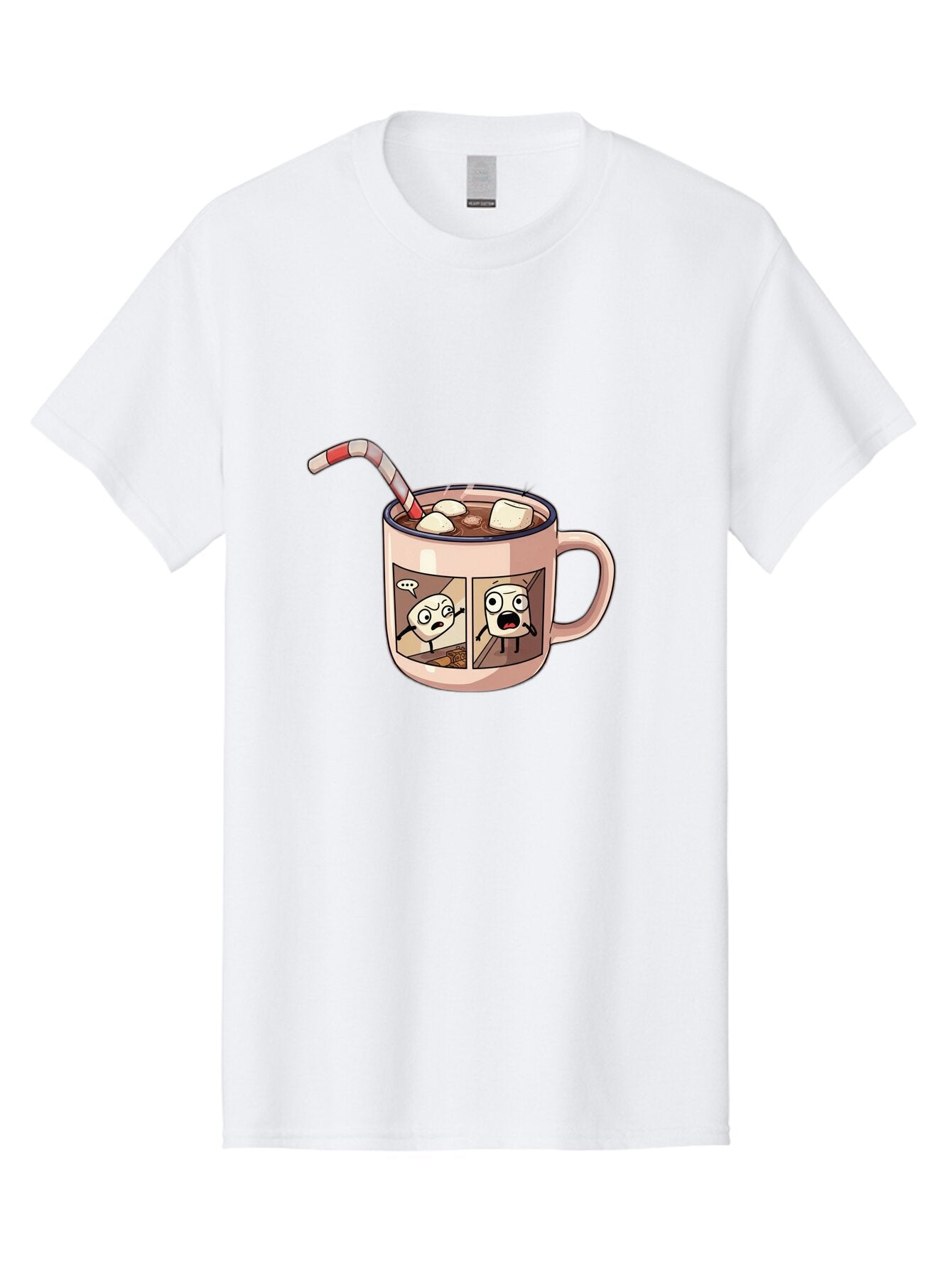 Hot-Chocolate-3 Men'S Graphic Tee, 100% Cotton, Comfortable Casual Summer Wear, Machine Washable, Vintage Camera, Old Camera, Antique Camera, Black Camera, Classic Photography, Photography Equipment, Nostalgic Device, Film Camera, Camera Art Bam660 12