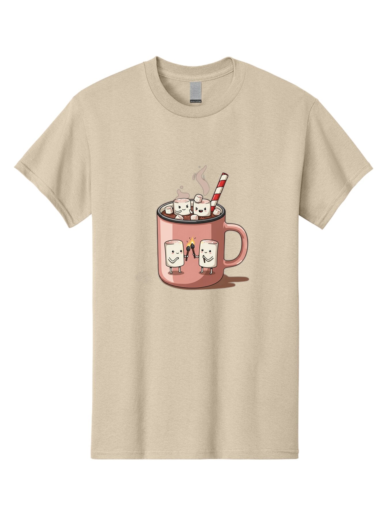 Hot-Chocolate-Marshmallows Men'S Graphic Tee, 100% Cotton, Comfortable Casual Summer Wear, Machine Washable, Vintage Camera, Old Camera, Antique Camera, Black Camera, Classic Photography, Photography Equipment, Nostalgic Device, Film Camera, Bam661