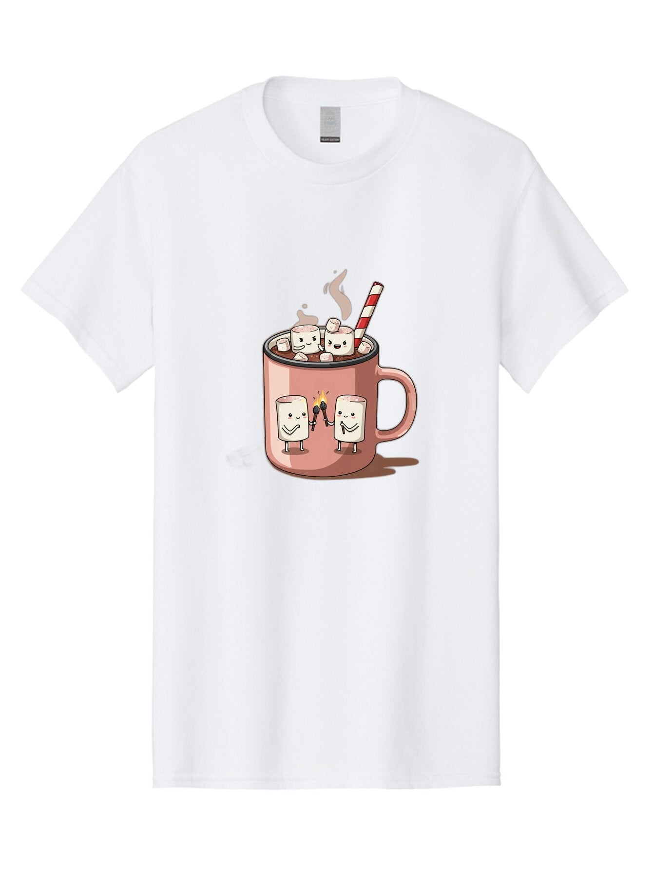 Hot-Chocolate-Marshmallows Men'S Graphic Tee, 100% Cotton, Comfortable Casual Summer Wear, Machine Washable, Vintage Camera, Old Camera, Antique Camera, Black Camera, Classic Photography, Photography Equipment, Nostalgic Device, Film Camera, Bam661 15