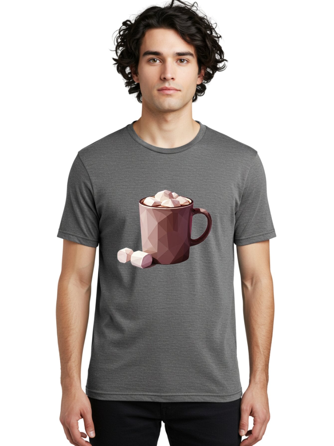 Hot-Chocolate-Mug-2 Men'S Graphic Tee, 100% Cotton, Comfortable Casual Summer Wear, Machine Washable, Vintage Camera, Old Camera, Antique Camera, Black Camera, Classic Photography, Photography Equipment, Nostalgic Device, Film Camera, Bam663 26