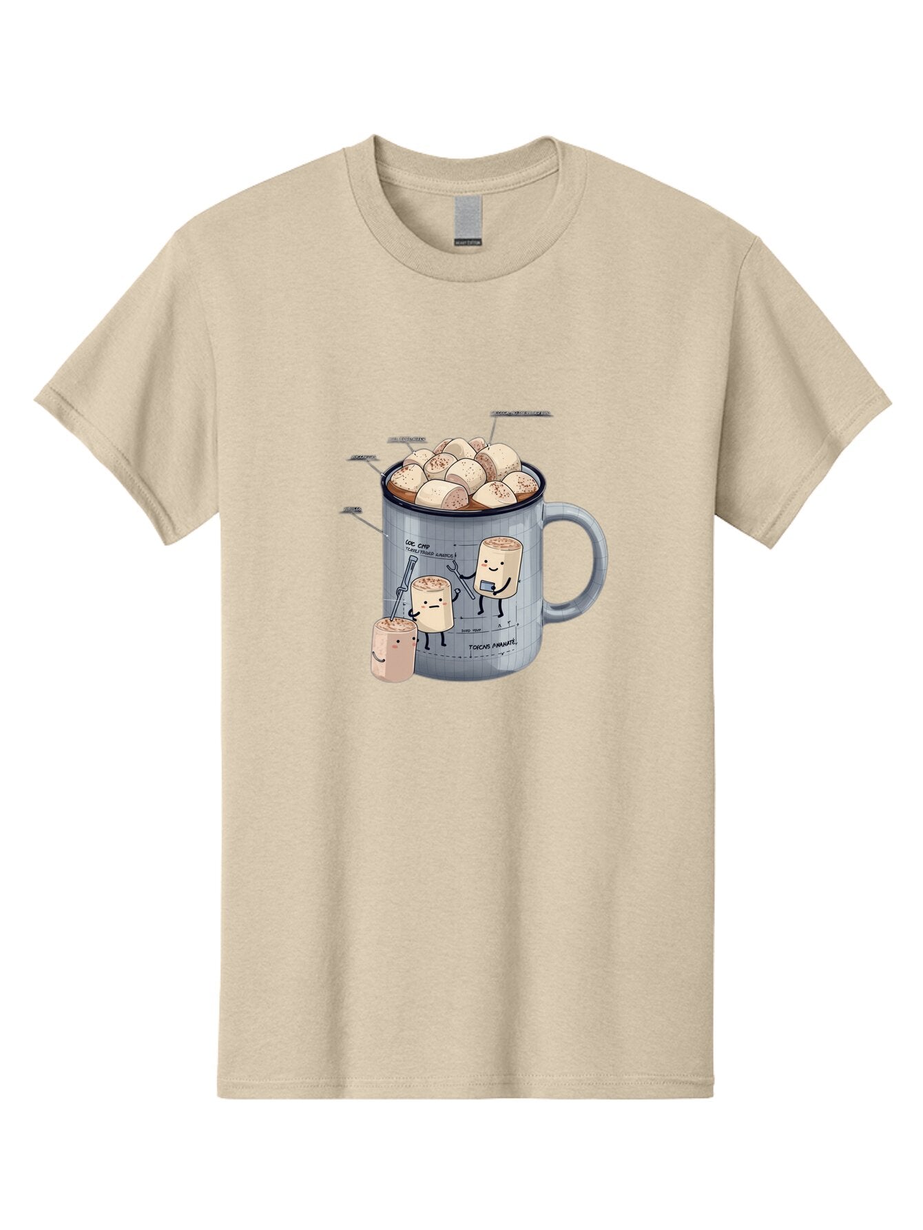 Hot-Chocolate-Mug-With-Marshmallow-1 Men'S Graphic Tee, 100% Cotton, Comfortable Casual Summer Wear, Machine Washable, Vintage Camera, Old Camera, Antique Camera, Black Camera, Classic Photography, Photography Equipment, Nostalgic Device, Bam664 15