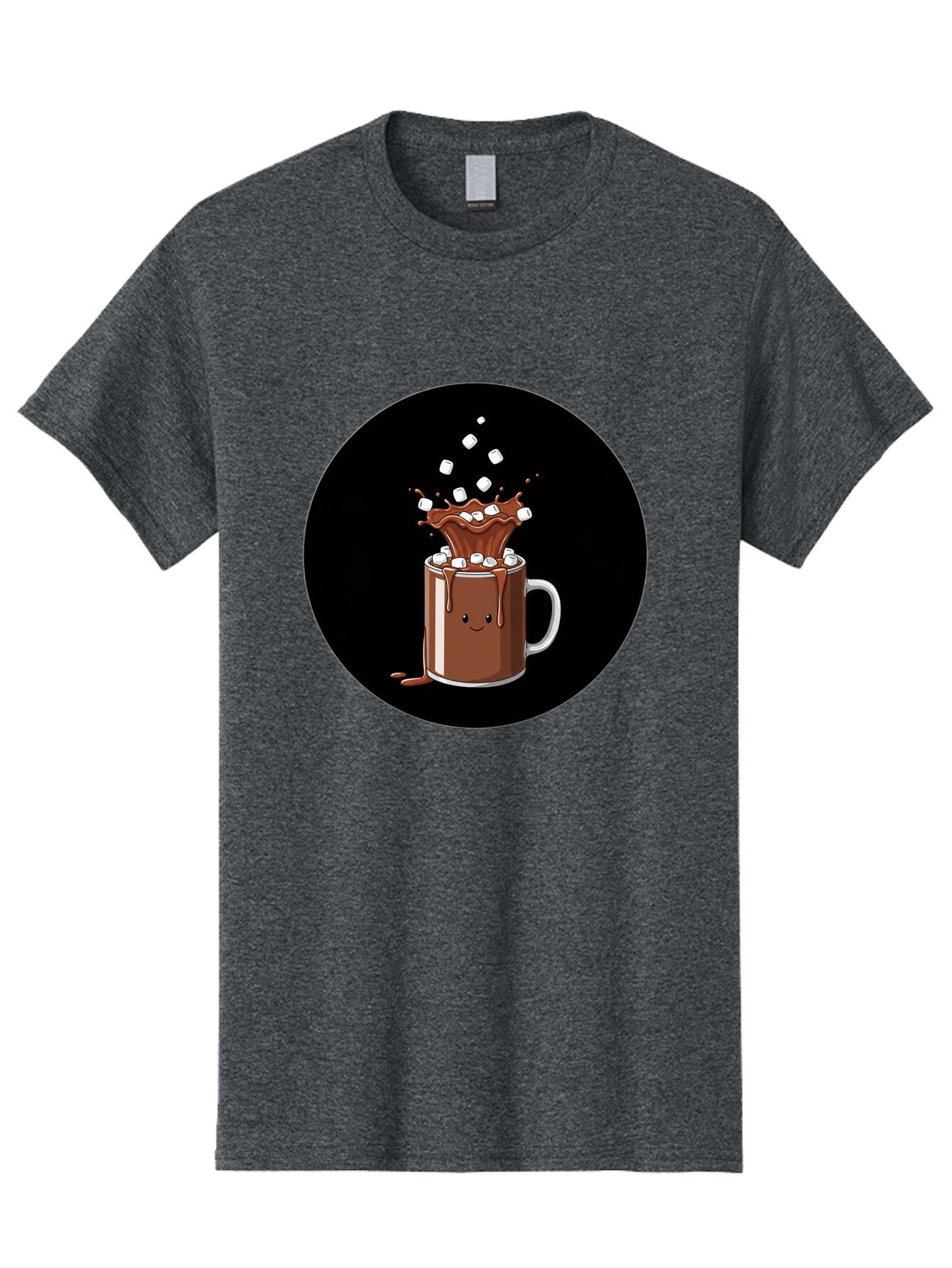 Hot-Chocolate-Mug Men'S Graphic Tee, 100% Cotton, Comfortable Casual Summer Wear, Machine Washable, Vintage Camera, Old Camera, Antique Camera, Black Camera, Classic Photography, Photography Equipment, Nostalgic Device, Film Camera, Camera Art Bam665 4