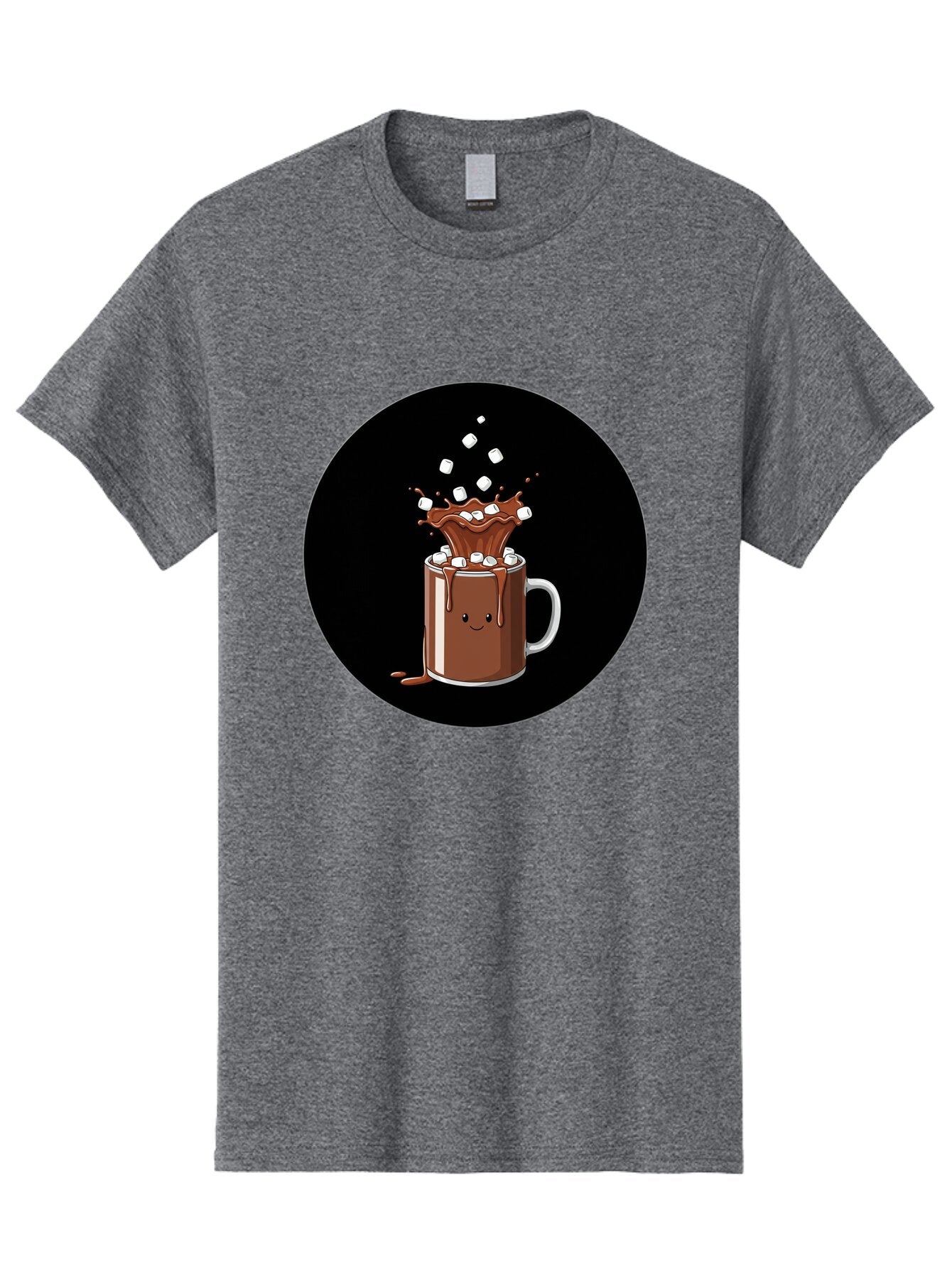 Hot-Chocolate-Mug Men'S Graphic Tee, 100% Cotton, Comfortable Casual Summer Wear, Machine Washable, Vintage Camera, Old Camera, Antique Camera, Black Camera, Classic Photography, Photography Equipment, Nostalgic Device, Film Camera, Camera Art Bam665 3