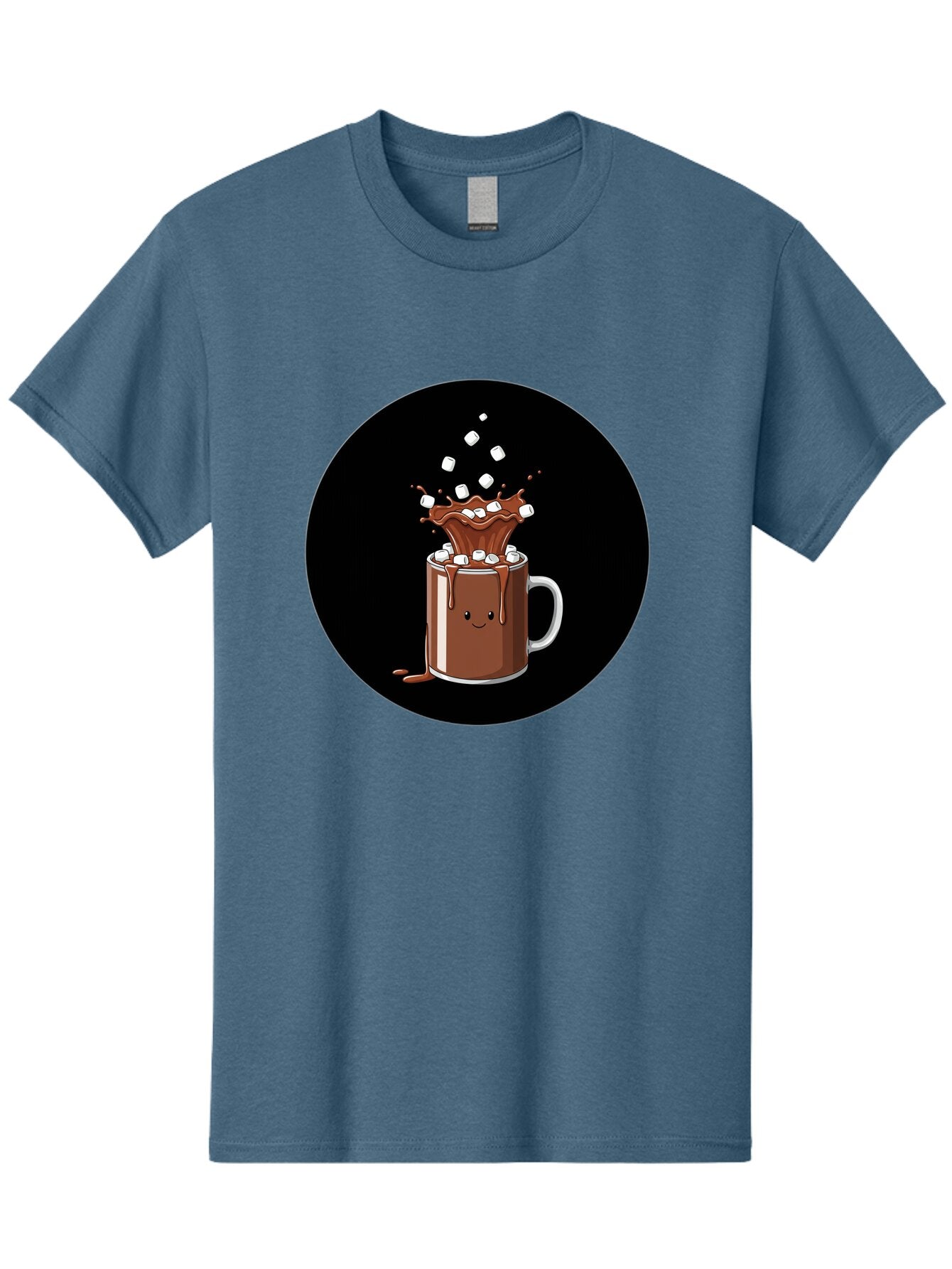 Hot-Chocolate-Mug Men'S Graphic Tee, 100% Cotton, Comfortable Casual Summer Wear, Machine Washable, Vintage Camera, Old Camera, Antique Camera, Black Camera, Classic Photography, Photography Equipment, Nostalgic Device, Film Camera, Camera Art Bam665 7
