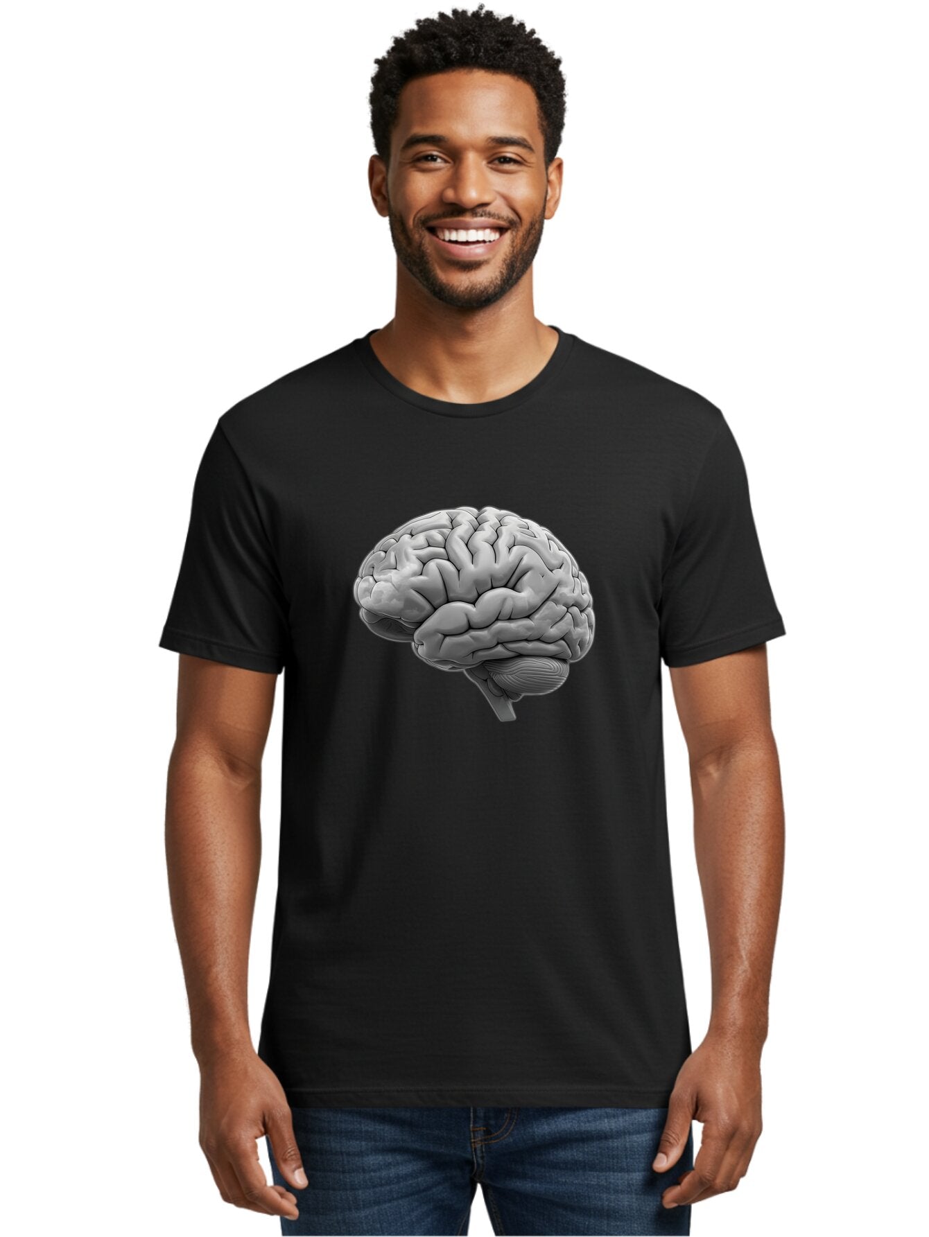 Human-Brain-1 Men'S Graphic Tee, 100% Cotton, Comfortable Casual Summer Wear, Machine Washable, Vintage Camera, Old Camera, Antique Camera, Black Camera, Classic Photography, Photography Equipment, Nostalgic Device, Film Camera, Camera Art Bam667 27