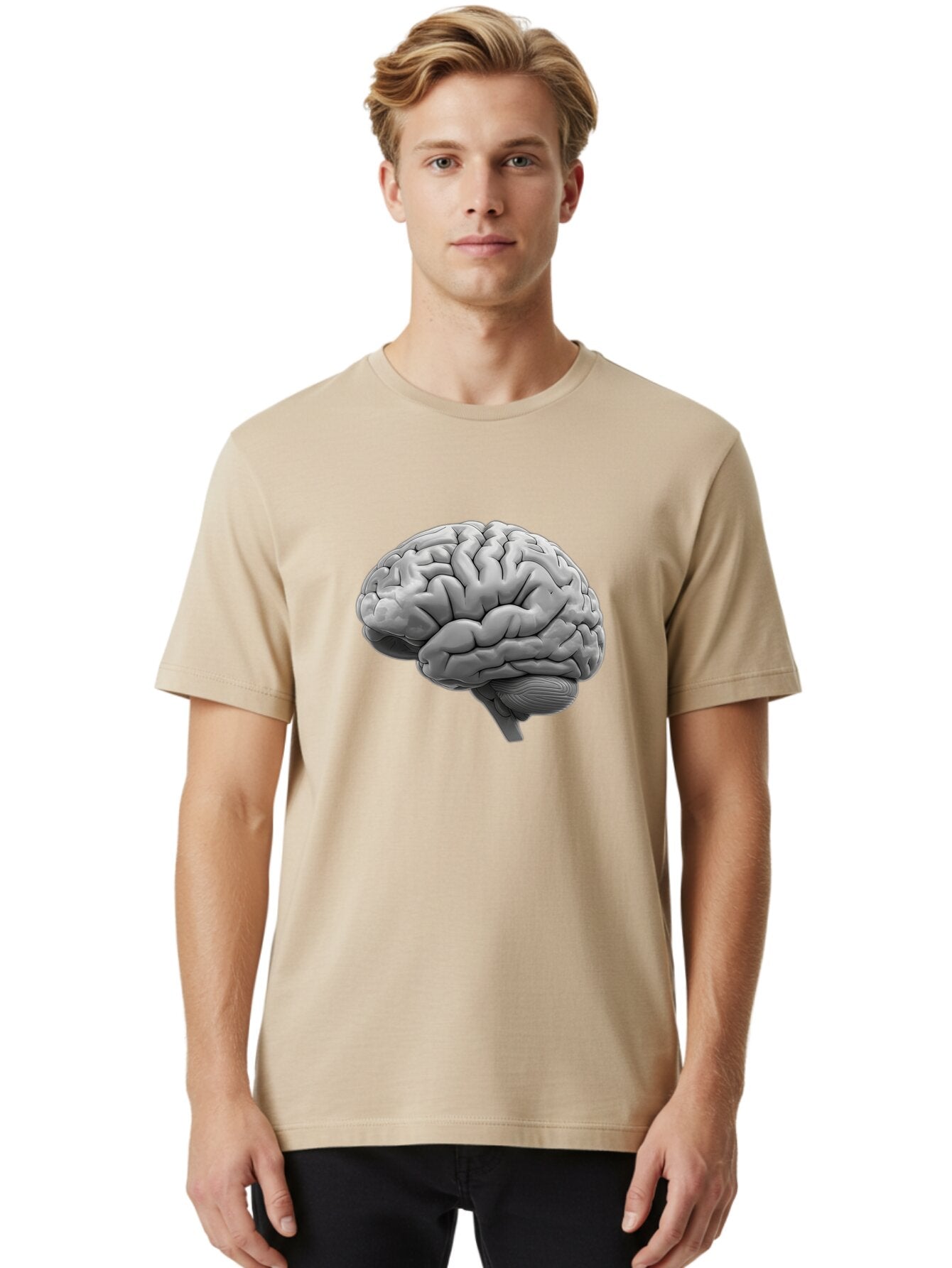 Human-Brain-1 Men'S Graphic Tee, 100% Cotton, Comfortable Casual Summer Wear, Machine Washable, Vintage Camera, Old Camera, Antique Camera, Black Camera, Classic Photography, Photography Equipment, Nostalgic Device, Film Camera, Camera Art Bam667 18