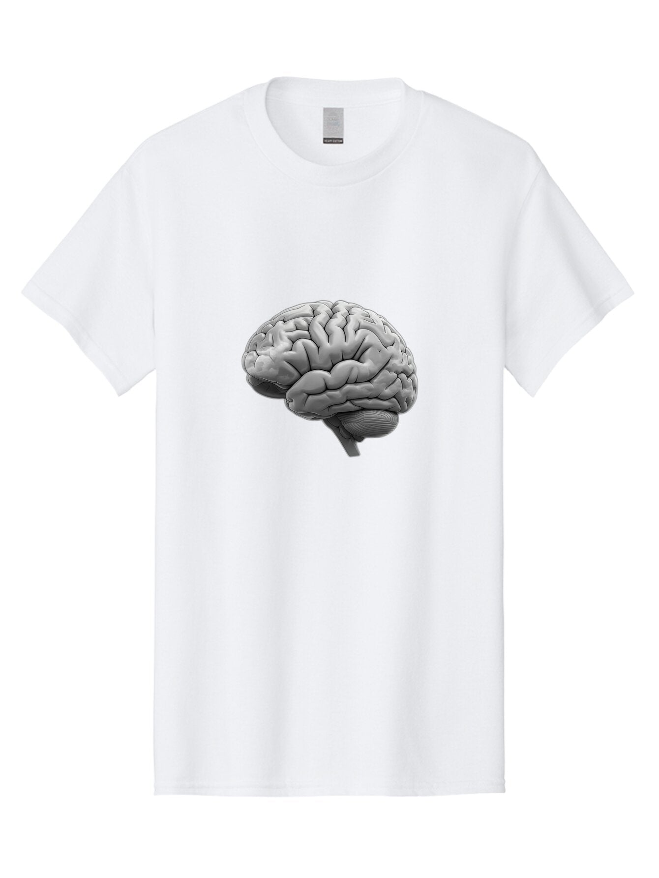 Human-Brain-1 Men'S Graphic Tee, 100% Cotton, Comfortable Casual Summer Wear, Machine Washable, Vintage Camera, Old Camera, Antique Camera, Black Camera, Classic Photography, Photography Equipment, Nostalgic Device, Film Camera, Camera Art Bam667