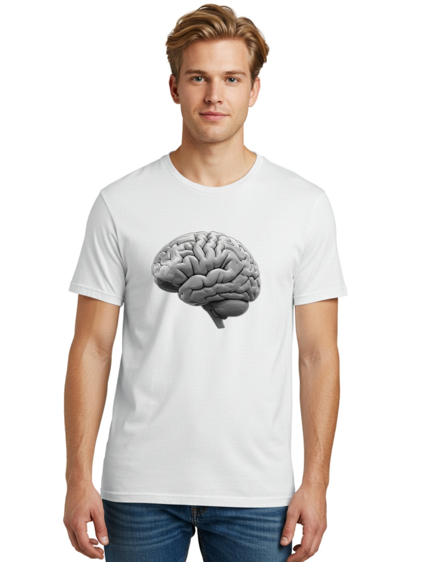 Human-Brain-1 Men'S Graphic Tee, 100% Cotton, Comfortable Casual Summer Wear, Machine Washable, Vintage Camera, Old Camera, Antique Camera, Black Camera, Classic Photography, Photography Equipment, Nostalgic Device, Film Camera, Camera Art Bam667 19