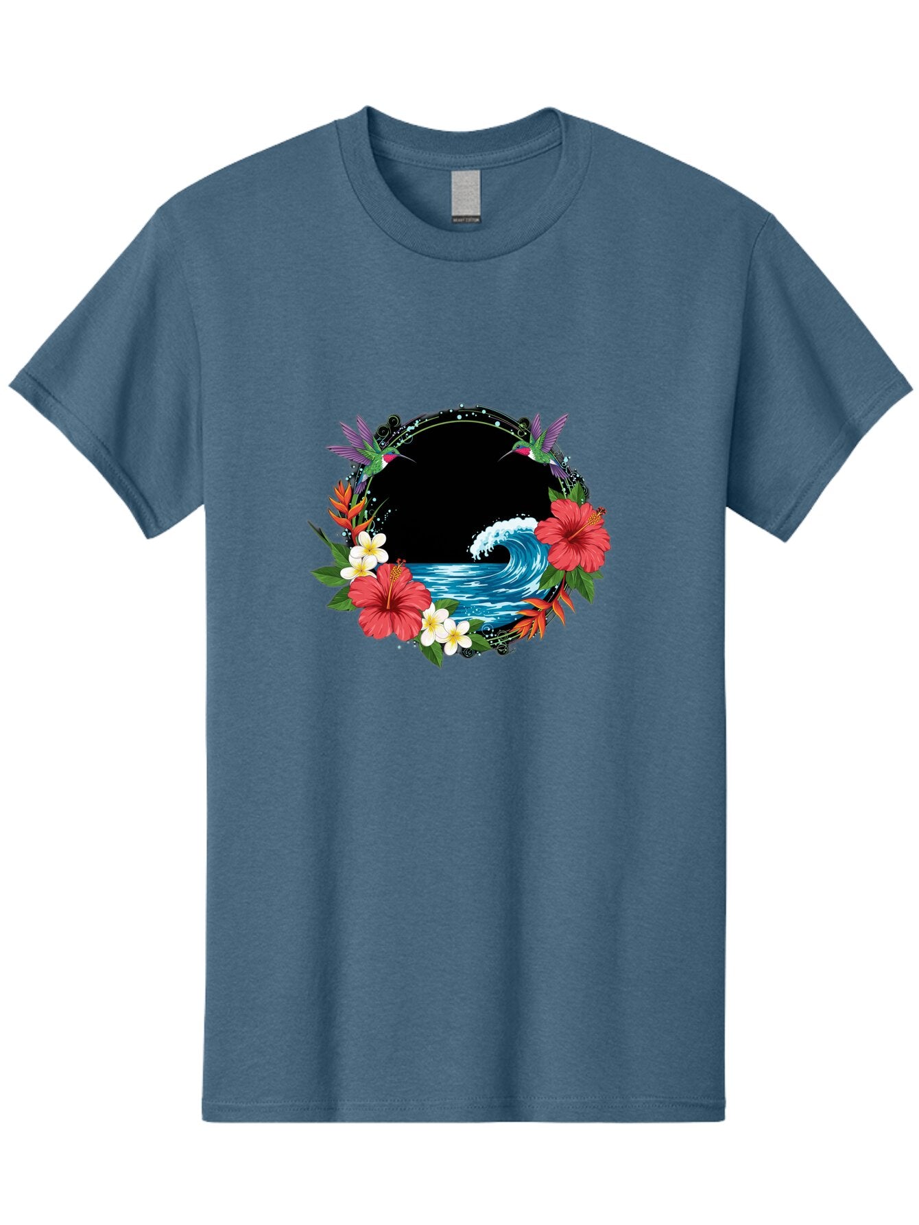 Hummingbird-Ocean-Wave Men'S Graphic Tee, 100% Cotton, Comfortable Casual Summer Wear, Machine Washable, Vintage Camera, Old Camera, Antique Camera, Black Camera, Classic Photography, Photography Equipment, Nostalgic Device, Film Camera, Bam671 13