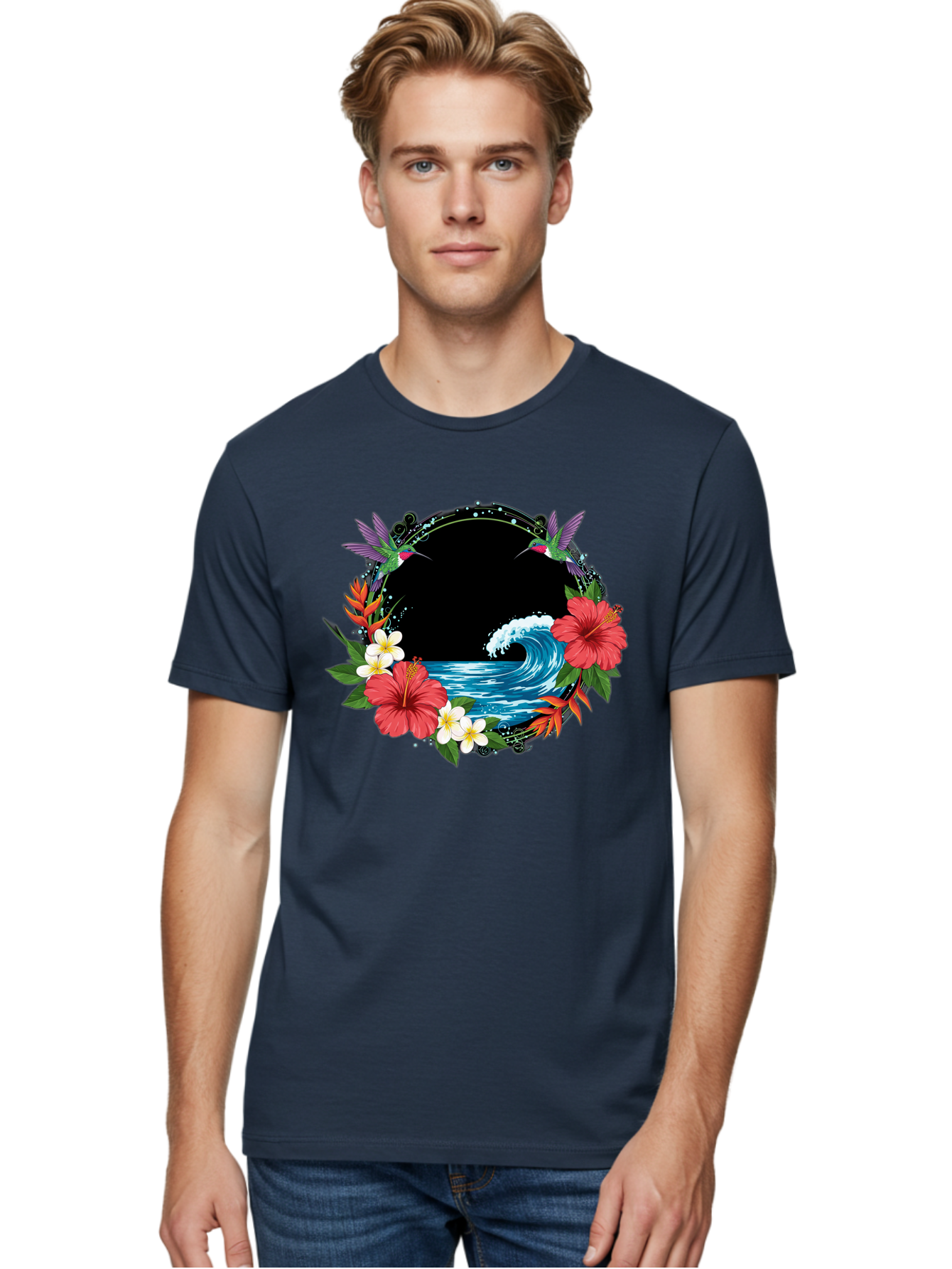 Hummingbird-Ocean-Wave Men'S Graphic Tee, 100% Cotton, Comfortable Casual Summer Wear, Machine Washable, Vintage Camera, Old Camera, Antique Camera, Black Camera, Classic Photography, Photography Equipment, Nostalgic Device, Film Camera, Bam671 22