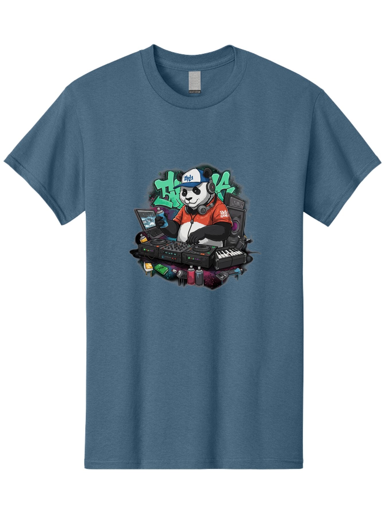 Hypha-Panda-Dj Men'S Graphic Tee, 100% Cotton, Comfortable Casual Summer Wear, Machine Washable, Vintage Camera, Old Camera, Antique Camera, Black Camera, Classic Photography, Photography Equipment, Nostalgic Device, Film Camera, Camera Art Bam674 13
