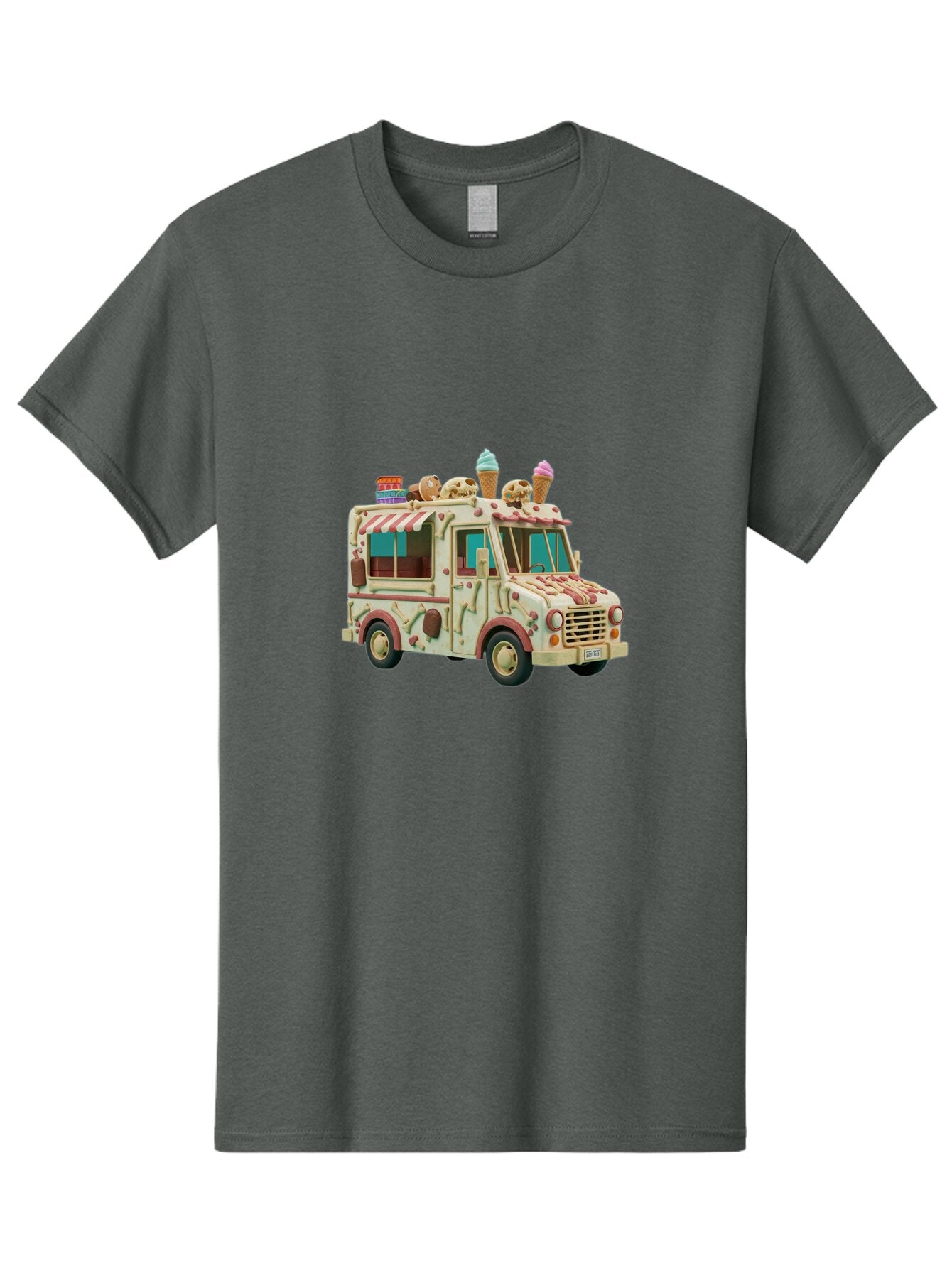 Ice-Cream-Truck Men'S Graphic Tee, 100% Cotton, Comfortable Casual Summer Wear, Machine Washable, Vintage Camera, Old Camera, Antique Camera, Black Camera, Classic Photography, Photography Equipment, Nostalgic Device, Film Camera, Camera Art Bam679 11