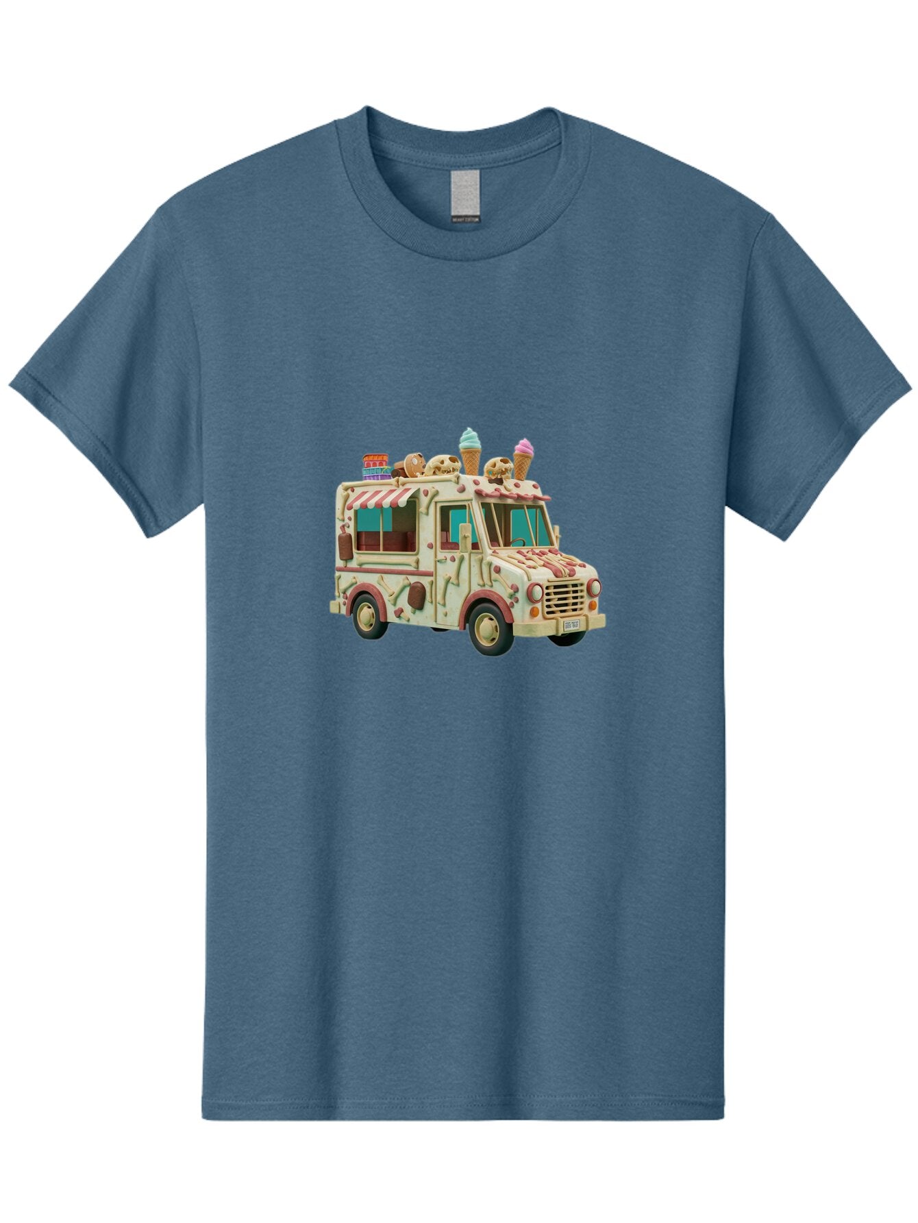 Ice-Cream-Truck Men'S Graphic Tee, 100% Cotton, Comfortable Casual Summer Wear, Machine Washable, Vintage Camera, Old Camera, Antique Camera, Black Camera, Classic Photography, Photography Equipment, Nostalgic Device, Film Camera, Camera Art Bam679 14