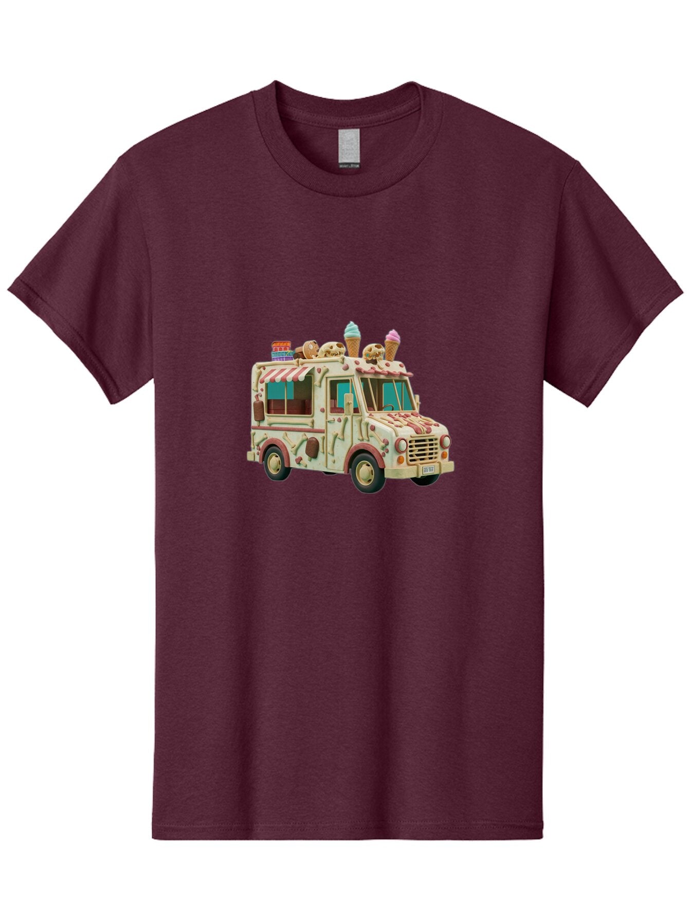 Ice-Cream-Truck Men'S Graphic Tee, 100% Cotton, Comfortable Casual Summer Wear, Machine Washable, Vintage Camera, Old Camera, Antique Camera, Black Camera, Classic Photography, Photography Equipment, Nostalgic Device, Film Camera, Camera Art Bam679 10