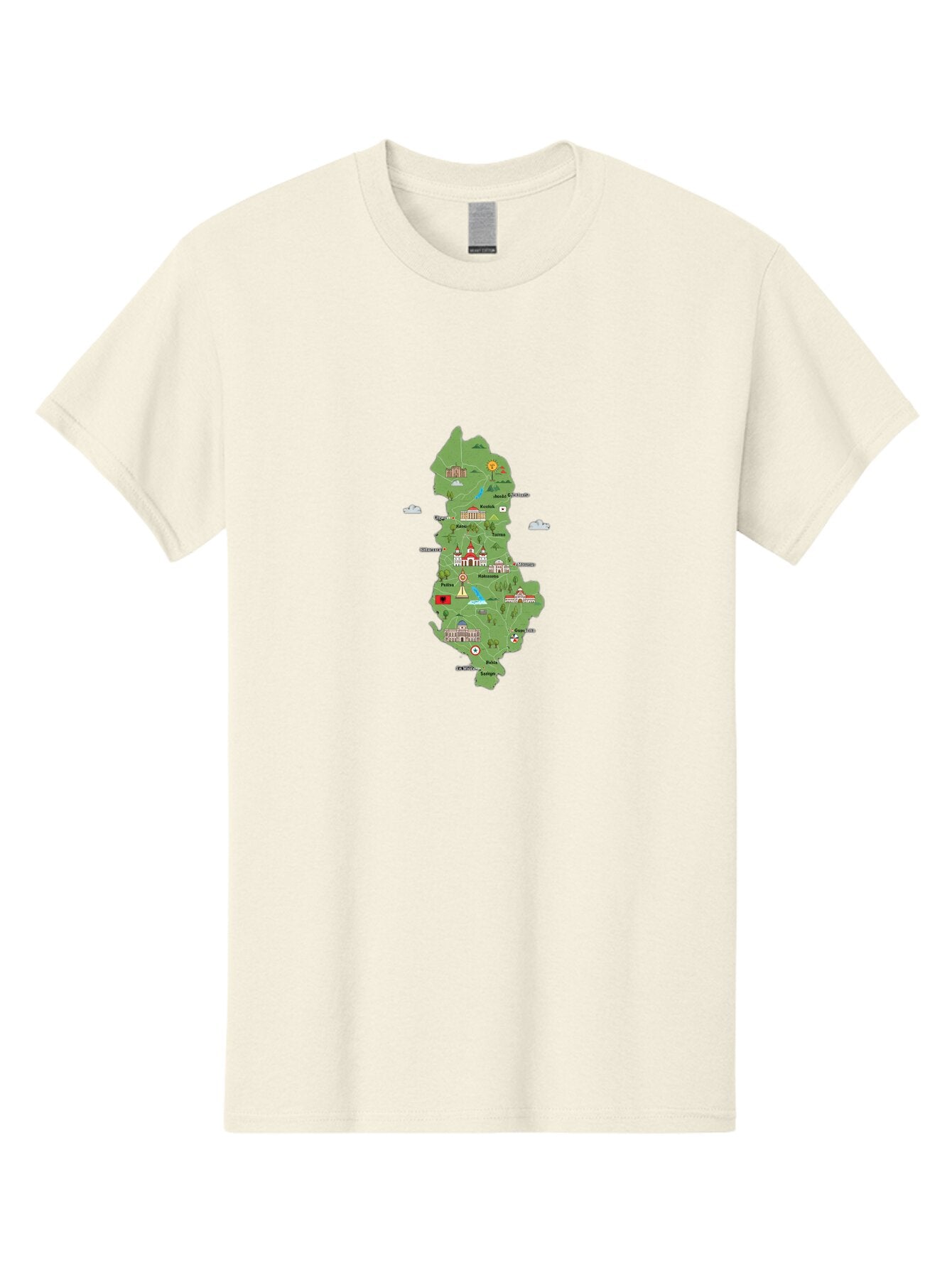 Island-Map Men'S Graphic Tee, 100% Cotton, Comfortable Casual Summer Wear, Machine Washable, Vintage Camera, Old Camera, Antique Camera, Black Camera, Classic Photography, Photography Equipment, Nostalgic Device, Film Camera, Camera Art Bam689 4