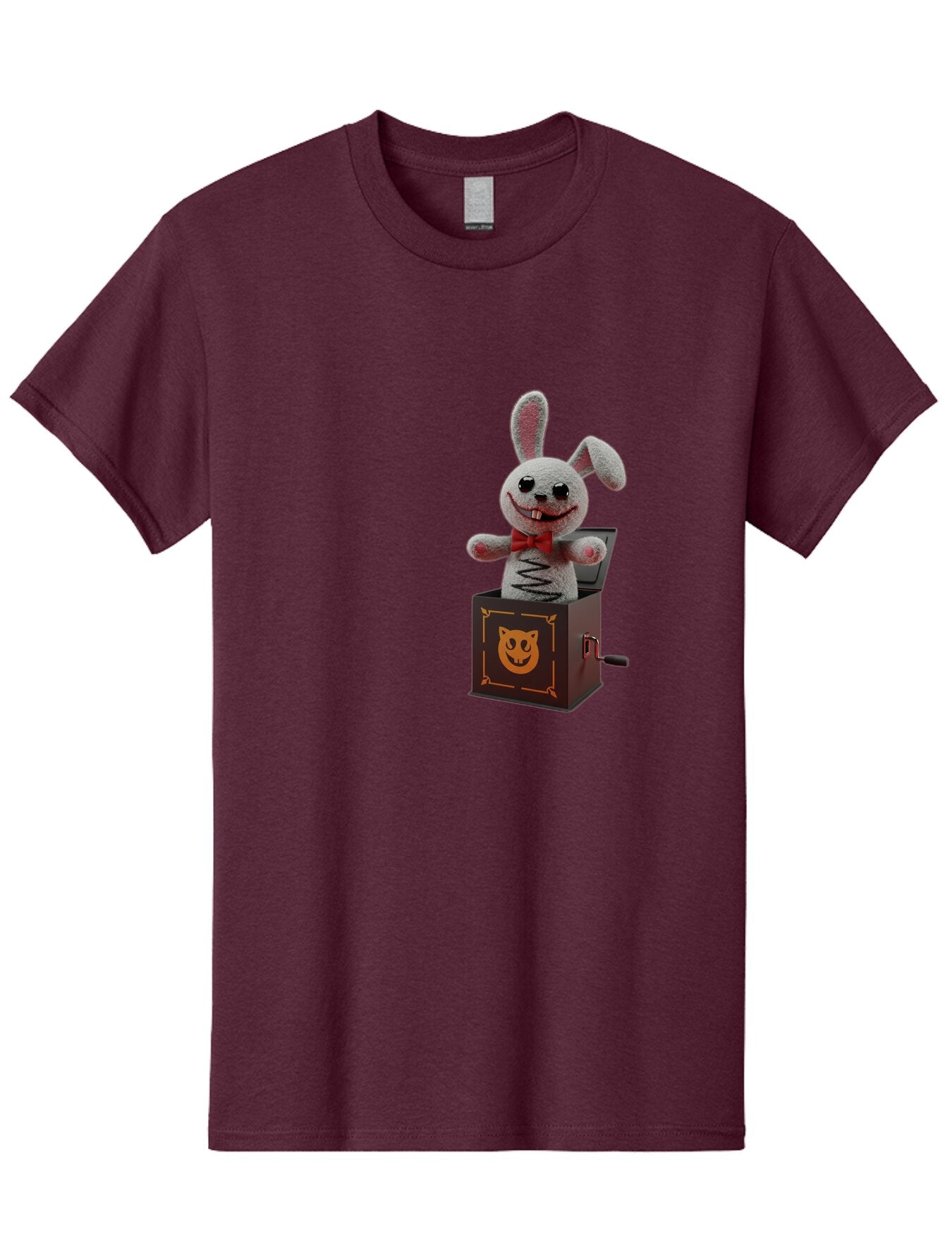 Jack-In-The-Box-Bunny Men'S Graphic Tee, 100% Cotton, Comfortable Casual Summer Wear, Machine Washable, Vintage Camera, Old Camera, Antique Camera, Black Camera, Classic Photography, Photography Equipment, Nostalgic Device, Film Camera, Bam693 6