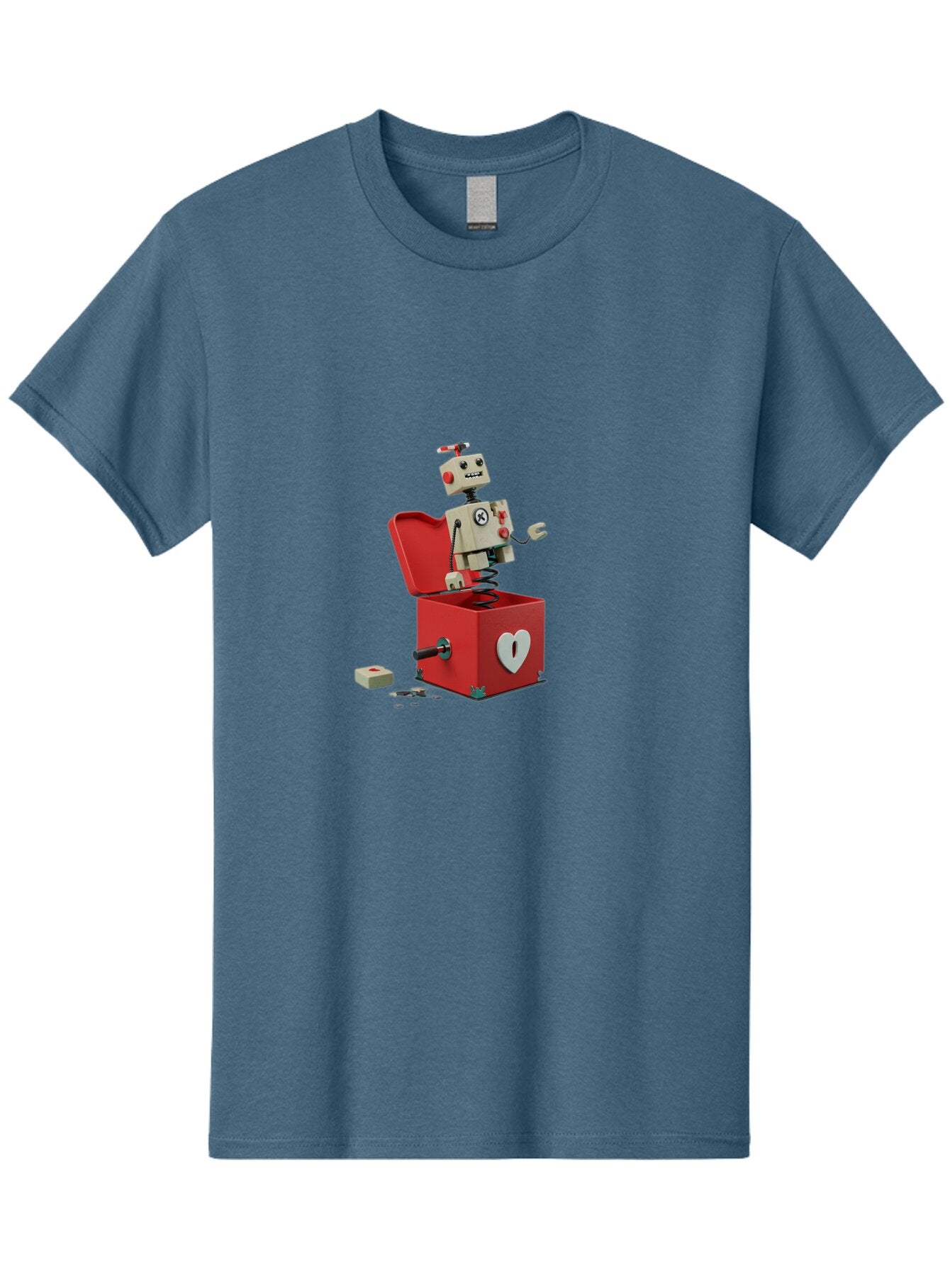 Jack-In-The-Box-Robot Men'S Graphic Tee, 100% Cotton, Comfortable Casual Summer Wear, Machine Washable, Vintage Camera, Old Camera, Antique Camera, Black Camera, Classic Photography, Photography Equipment, Nostalgic Device, Film Camera, Bam696 10