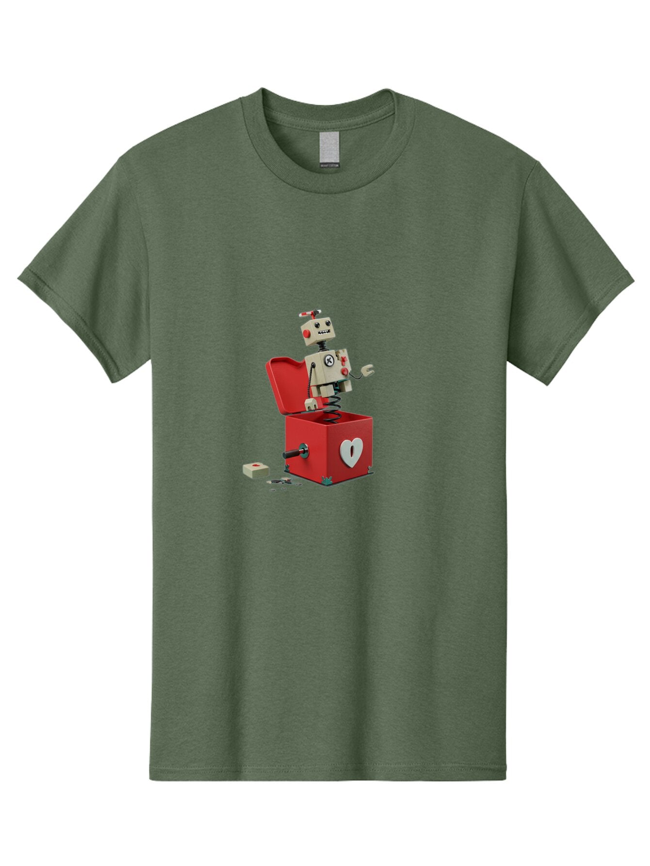 Jack-In-The-Box-Robot Men'S Graphic Tee, 100% Cotton, Comfortable Casual Summer Wear, Machine Washable, Vintage Camera, Old Camera, Antique Camera, Black Camera, Classic Photography, Photography Equipment, Nostalgic Device, Film Camera, Bam696 7