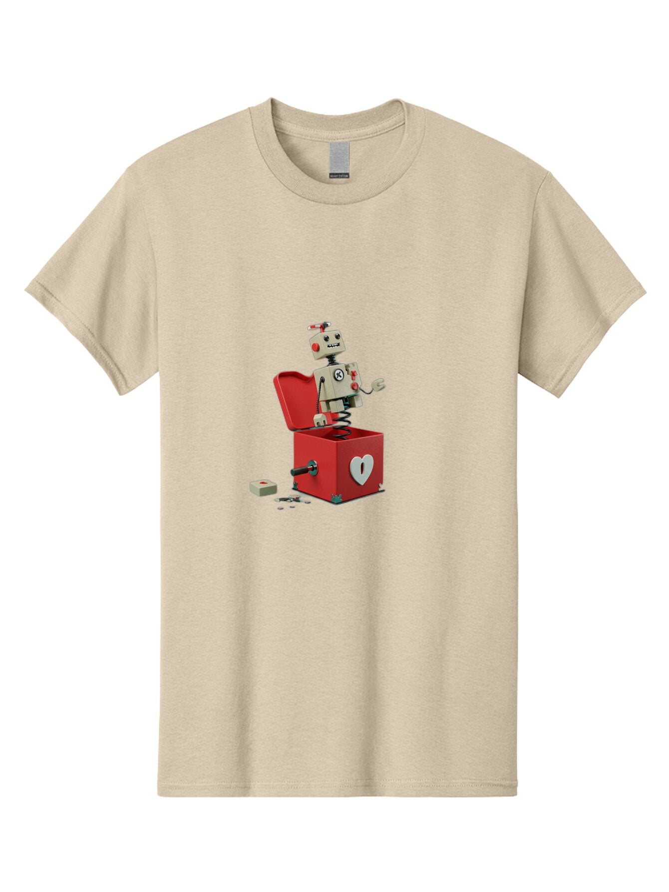 Jack-In-The-Box-Robot Men'S Graphic Tee, 100% Cotton, Comfortable Casual Summer Wear, Machine Washable, Vintage Camera, Old Camera, Antique Camera, Black Camera, Classic Photography, Photography Equipment, Nostalgic Device, Film Camera, Bam696 13