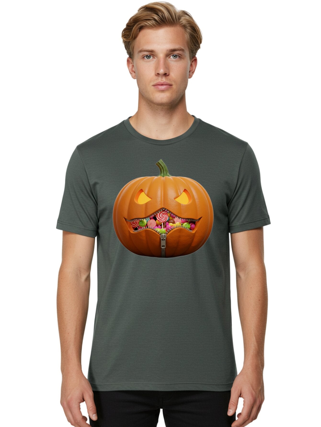Jack-O-Lantern-Candy Men'S Graphic Tee, 100% Cotton, Comfortable Casual Summer Wear, Machine Washable, Vintage Camera, Old Camera, Antique Camera, Black Camera, Classic Photography, Photography Equipment, Nostalgic Device, Film Camera, Bam700 23