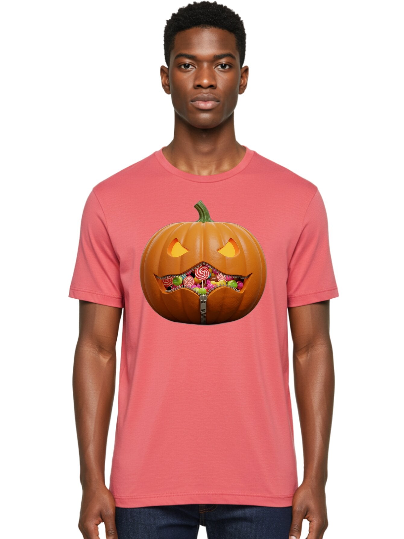 Jack-O-Lantern-Candy Men'S Graphic Tee, 100% Cotton, Comfortable Casual Summer Wear, Machine Washable, Vintage Camera, Old Camera, Antique Camera, Black Camera, Classic Photography, Photography Equipment, Nostalgic Device, Film Camera, Bam700 29