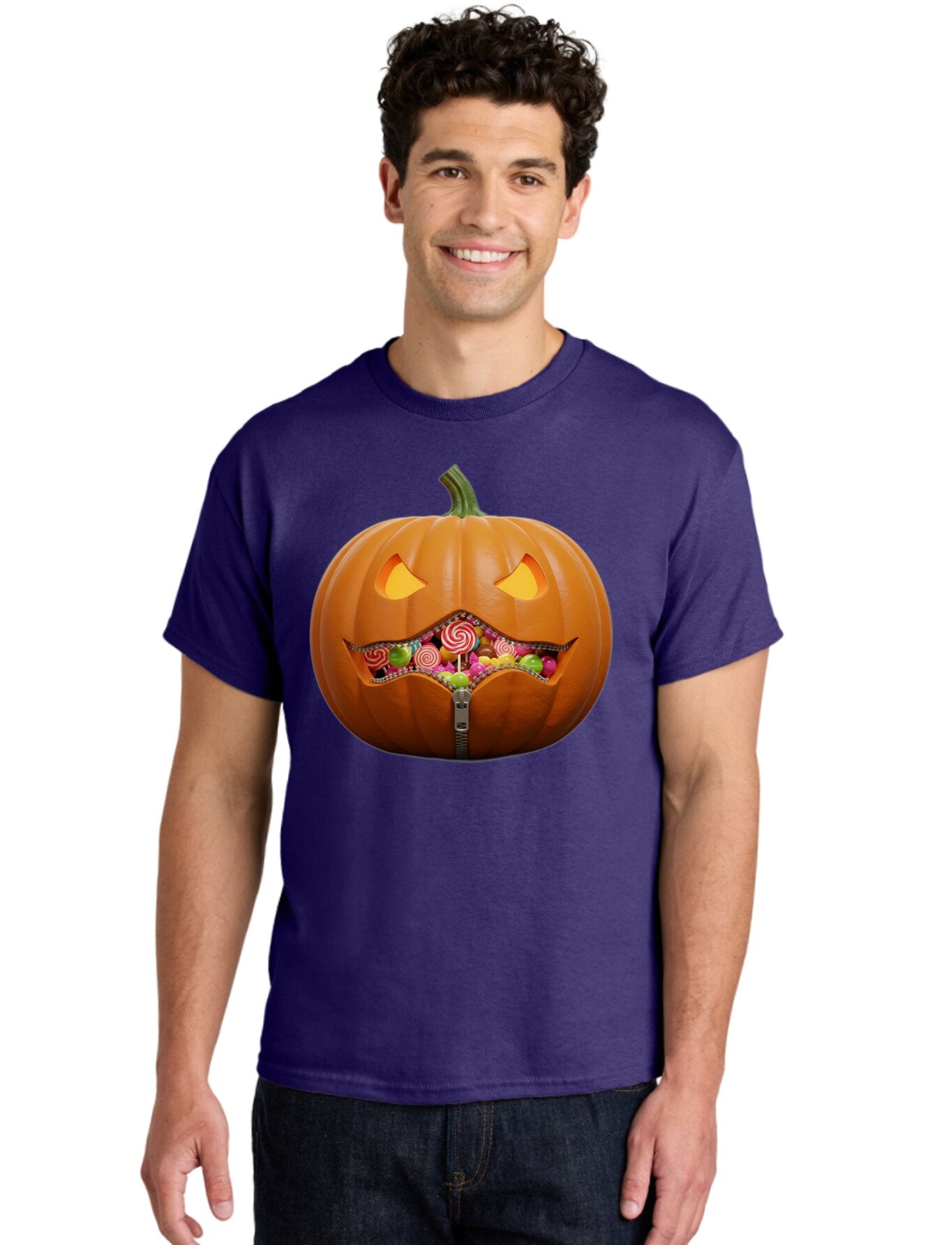 Jack-O-Lantern-Candy Men'S Graphic Tee, 100% Cotton, Comfortable Casual Summer Wear, Machine Washable, Vintage Camera, Old Camera, Antique Camera, Black Camera, Classic Photography, Photography Equipment, Nostalgic Device, Film Camera, Bam700 20