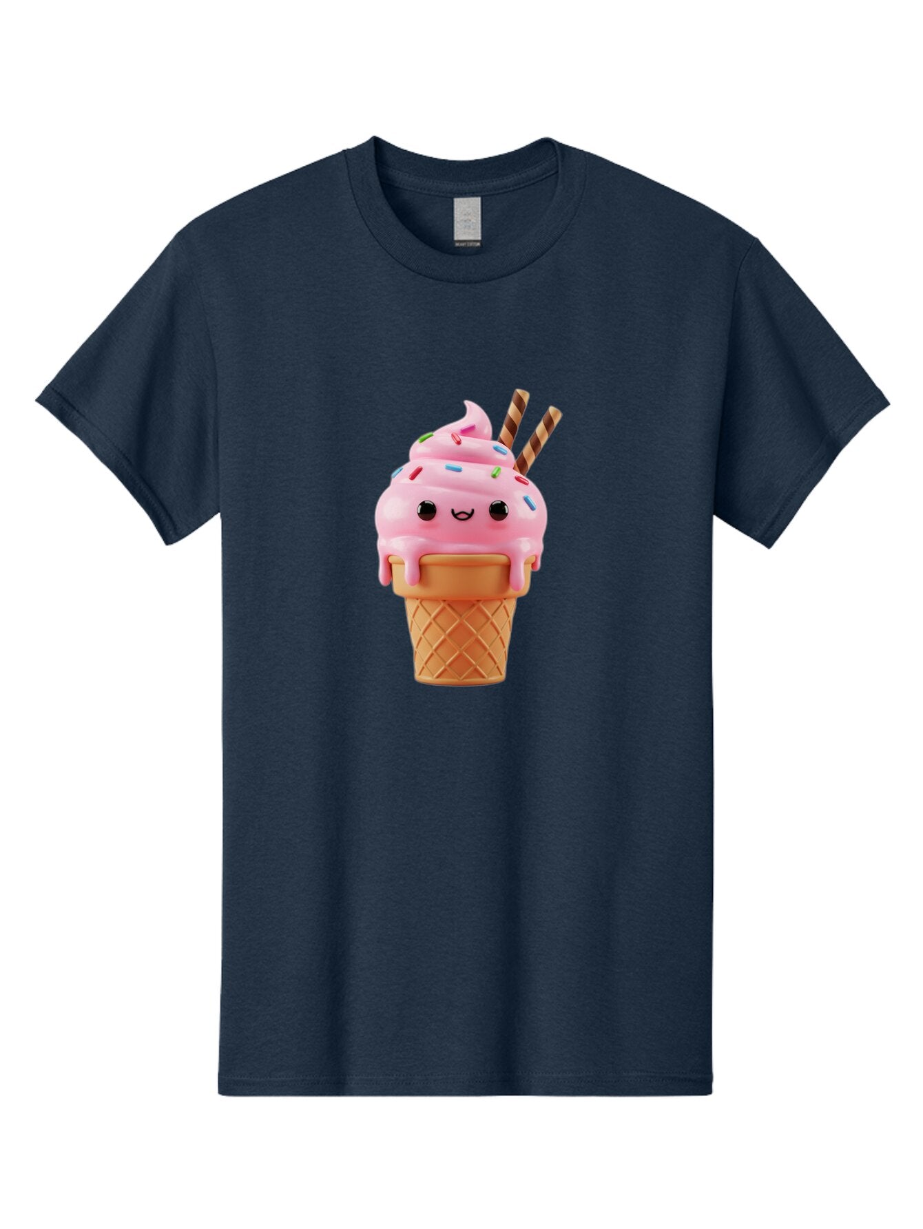 Kawaii-Ice-Cream Men'S Graphic Tee, 100% Cotton, Comfortable Casual Summer Wear, Machine Washable, Vintage Camera, Old Camera, Antique Camera, Black Camera, Classic Photography, Photography Equipment, Nostalgic Device, Film Camera, Camera Art Bam710 10