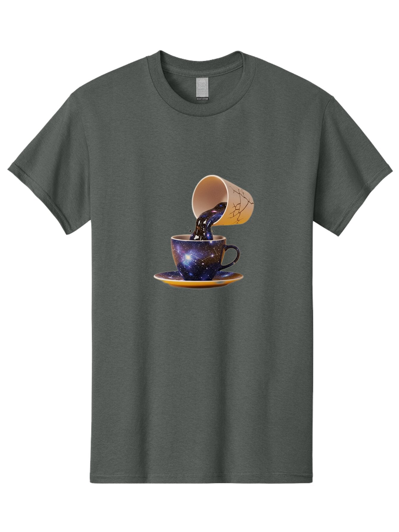 Kintsugi-Tea-Cup Men'S Graphic Tee, 100% Cotton, Comfortable Casual Summer Wear, Machine Washable, Vintage Camera, Old Camera, Antique Camera, Black Camera, Classic Photography, Photography Equipment, Nostalgic Device, Film Camera, Camera Art Bam716