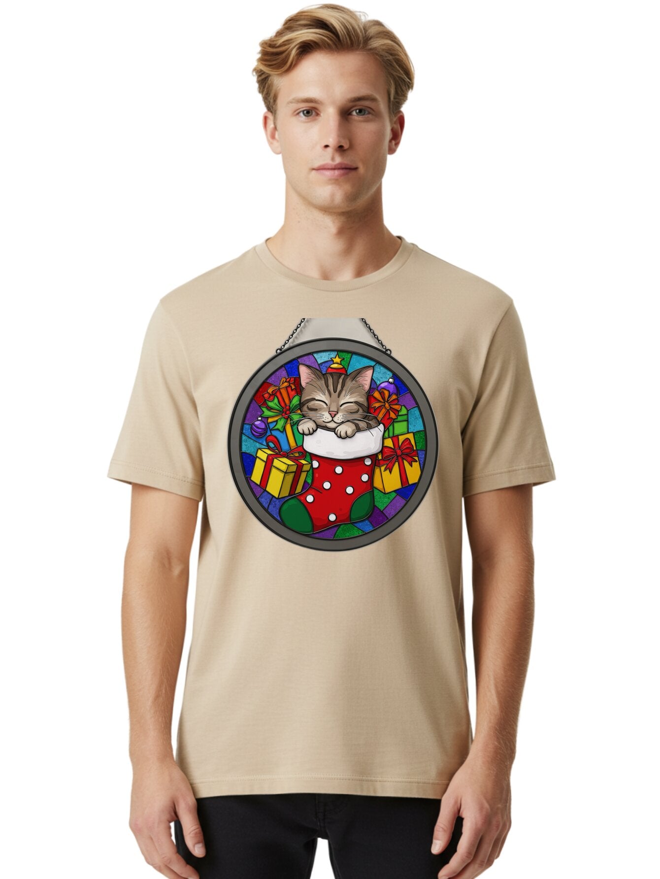 Kitten-In-Christmas-Stocking Men'S Graphic Tee, 100% Cotton, Comfortable Casual Summer Wear, Machine Washable, Vintage Camera, Old Camera, Antique Camera, Black Camera, Classic Photography, Photography Equipment, Nostalgic Device, Film Camera, Bam718 28