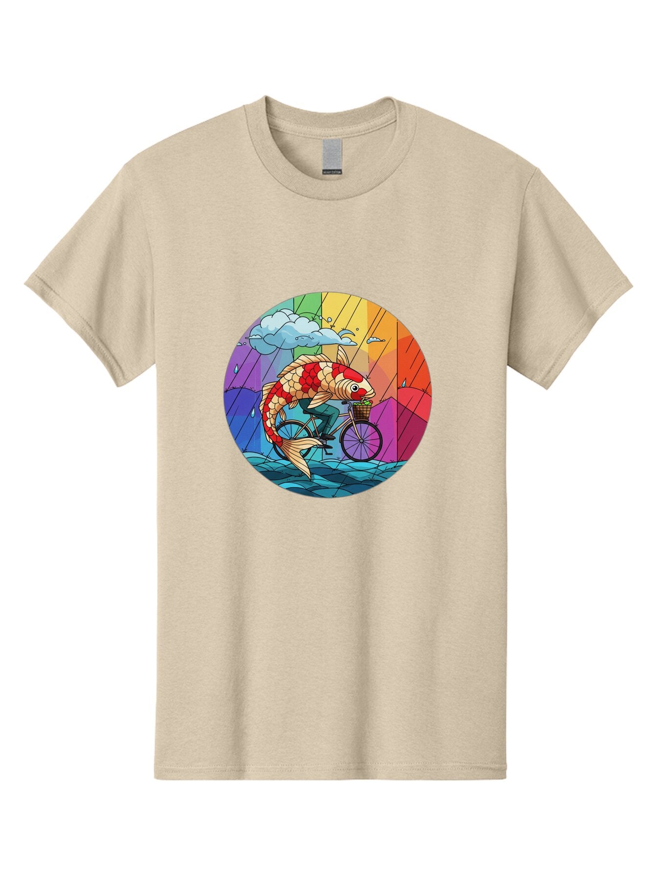 Koi-Fish-Riding-Bicycle Men'S Graphic Tee, 100% Cotton, Comfortable Casual Summer Wear, Machine Washable, Vintage Camera, Old Camera, Antique Camera, Black Camera, Classic Photography, Photography Equipment, Nostalgic Device, Film Camera, Bam723 14