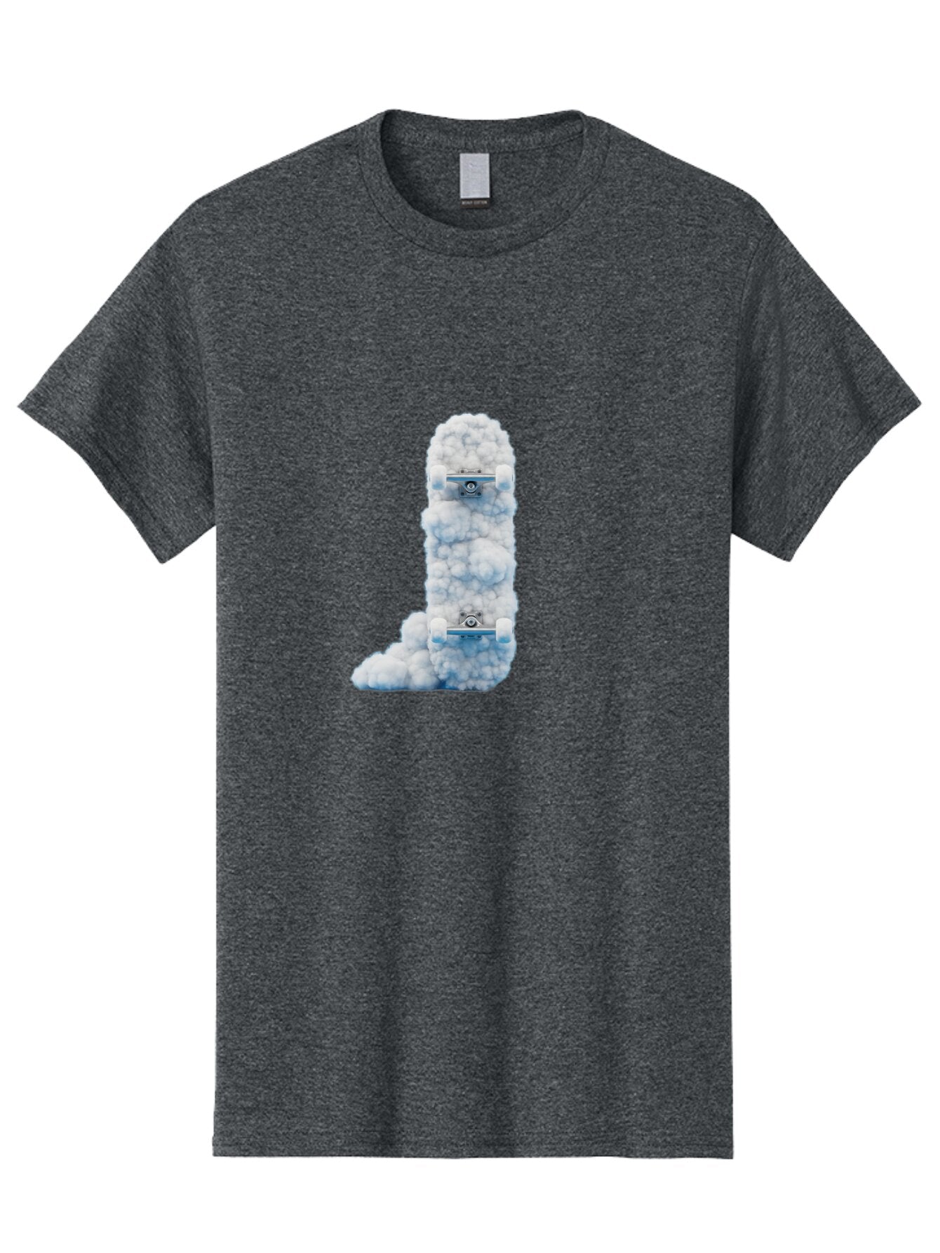 L-Shaped-Skateboards-In-Clouds Men'S Graphic Tee, 100% Cotton, Comfortable Casual Summer Wear, Machine Washable, Vintage Camera, Old Camera, Antique Camera, Black Camera, Classic Photography, Photography Equipment, Nostalgic Device, Bam726