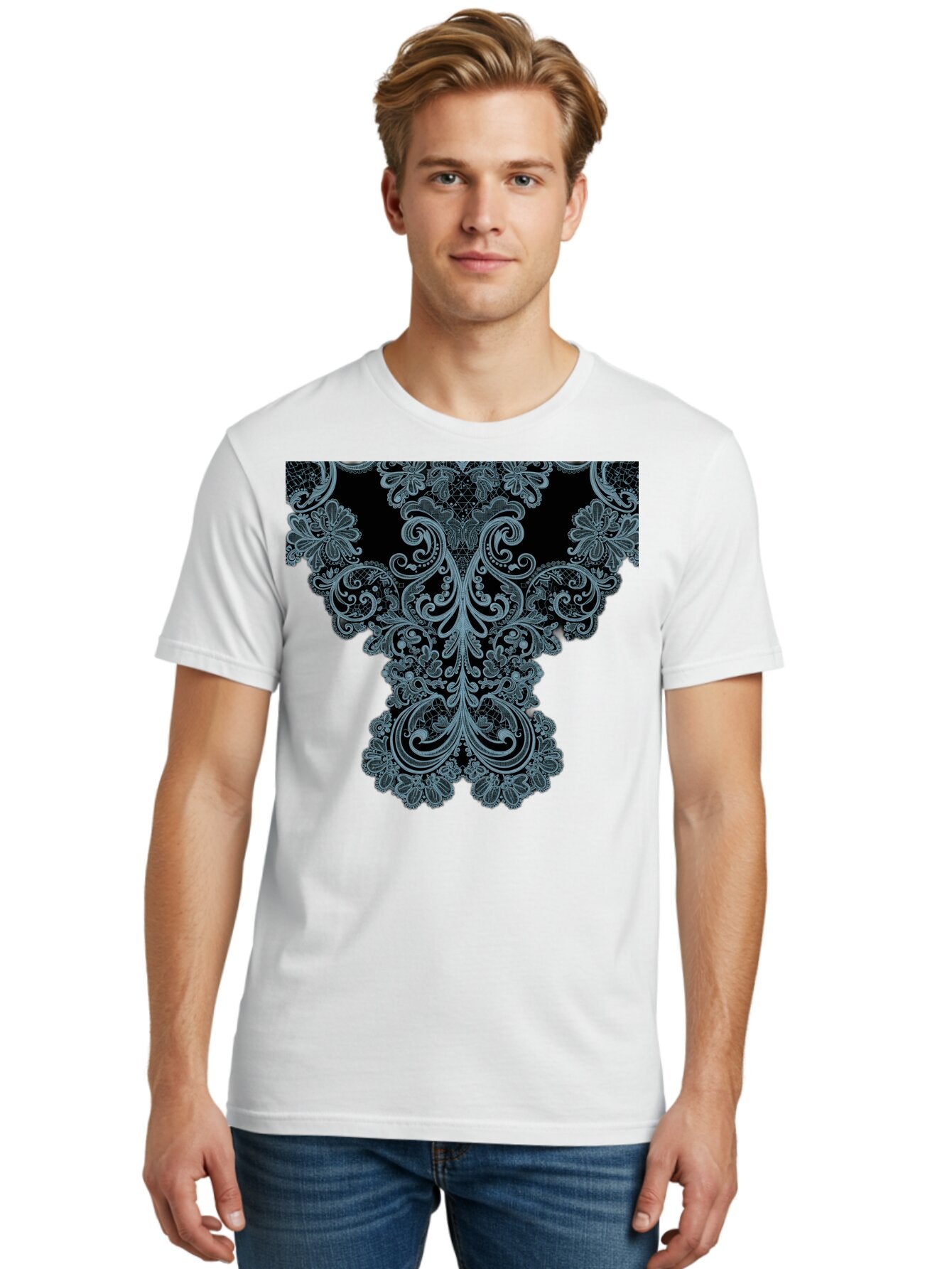 Lace-Trim Men'S Graphic Tee, 100% Cotton, Comfortable Casual Summer Wear, Machine Washable, Vintage Camera, Old Camera, Antique Camera, Black Camera, Classic Photography, Photography Equipment, Nostalgic Device, Film Camera, Camera Art Bam729 20