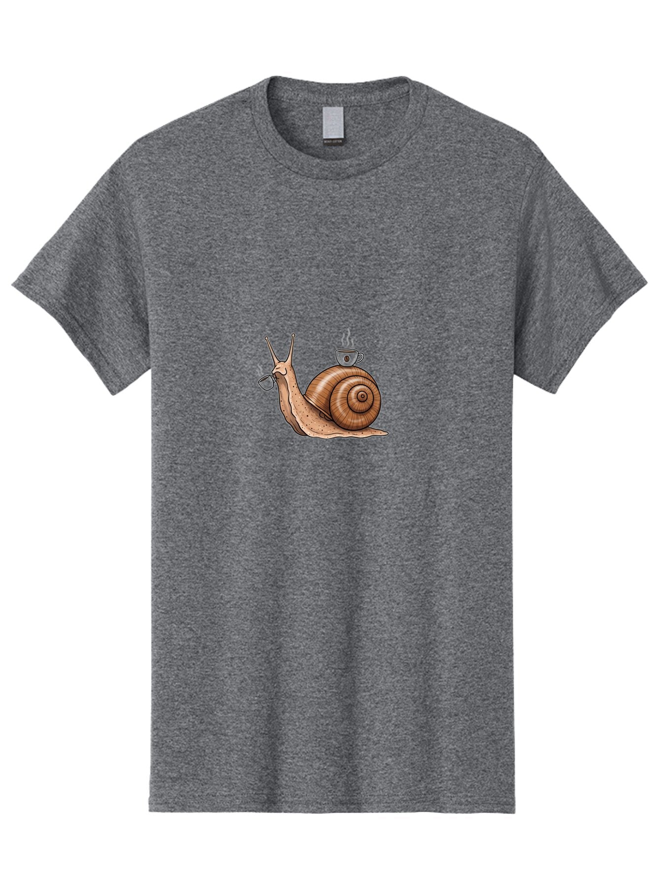 Lazy-Snail-With-Coffee-Mug-1 Men'S Graphic Tee, 100% Cotton, Comfortable Casual Summer Wear, Machine Washable, Vintage Camera, Old Camera, Antique Camera, Black Camera, Classic Photography, Photography Equipment, Nostalgic Device, Film Camera, Bam752 13