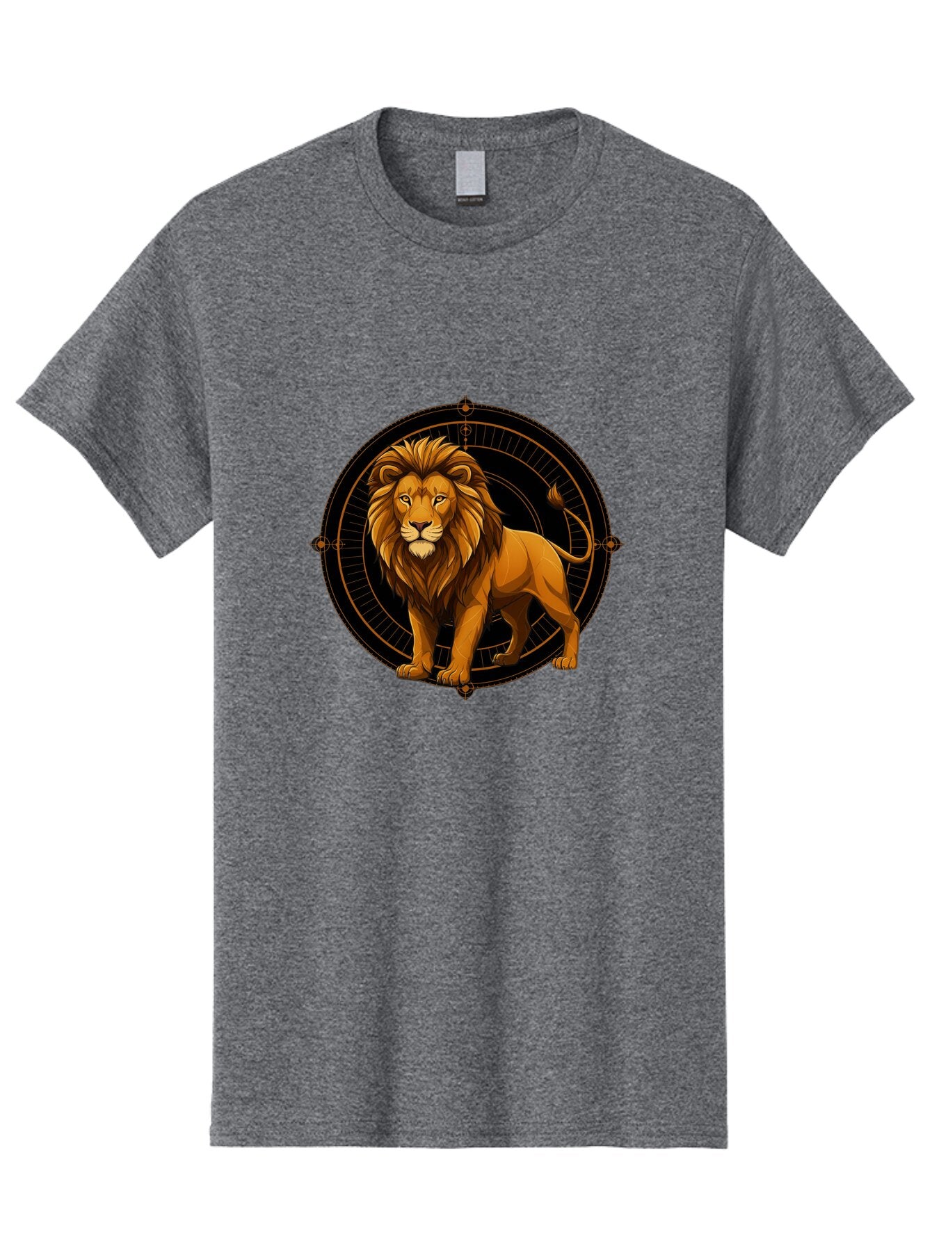 Leo-Zodiac-Sign Men'S Graphic Tee, 100% Cotton, Comfortable Casual Summer Wear, Machine Washable, Vintage Camera, Old Camera, Antique Camera, Black Camera, Classic Photography, Photography Equipment, Nostalgic Device, Film Camera, Camera Art Bam761