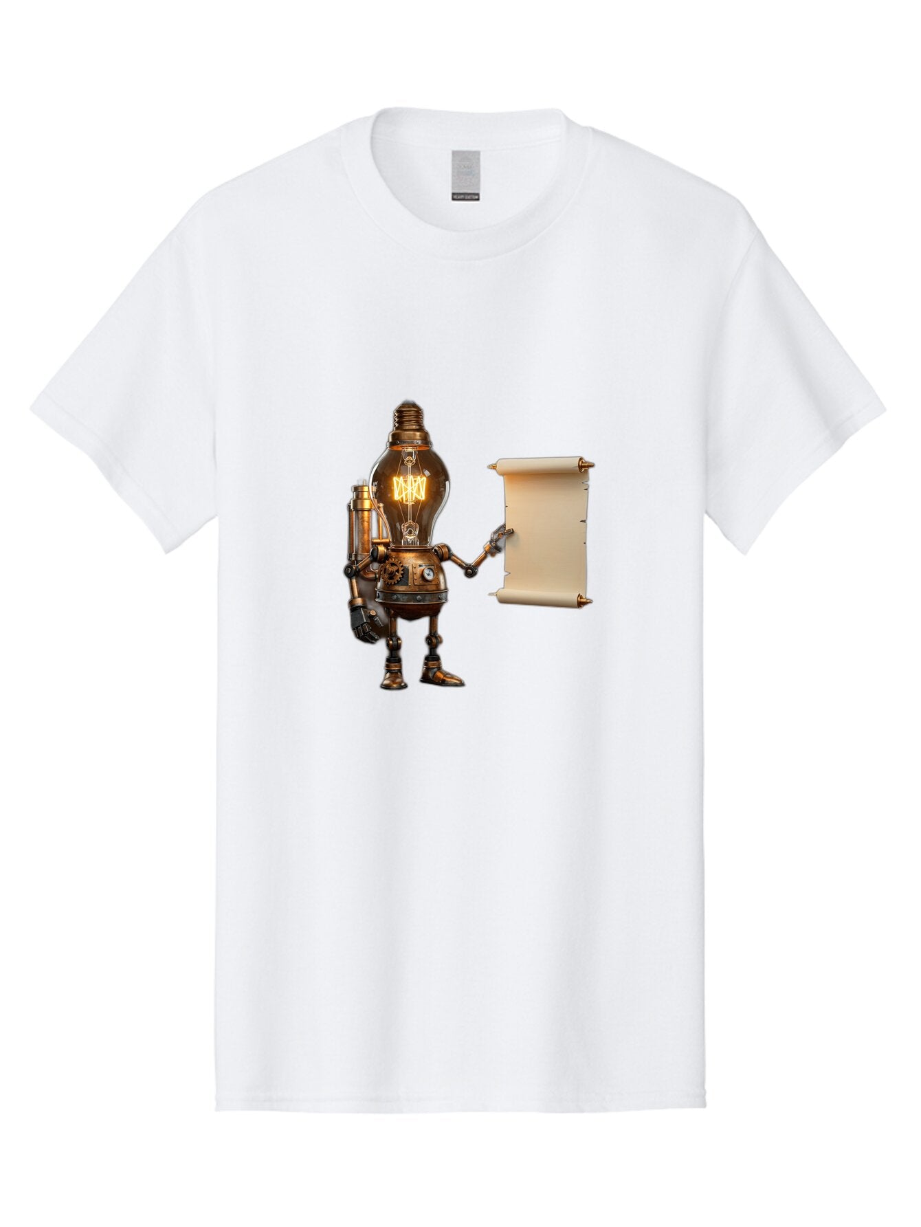 Light-Bulb-Robot Men'S Graphic Tee, 100% Cotton, Comfortable Casual Summer Wear, Machine Washable, Vintage Camera, Old Camera, Antique Camera, Black Camera, Classic Photography, Photography Equipment, Nostalgic Device, Film Camera, Camera Art Bam766 10
