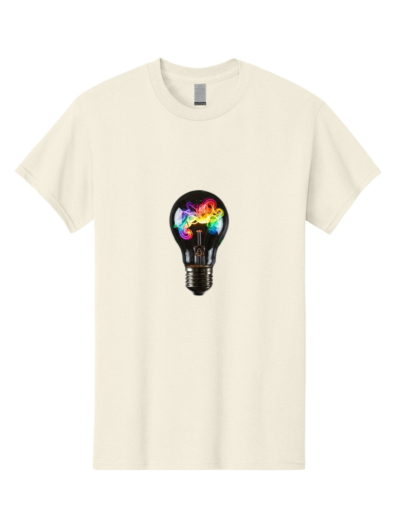 Light-Bulb-With-Swirling-Colors Men'S Graphic Tee, 100% Cotton, Comfortable Casual Summer Wear, Machine Washable, Vintage Camera, Old Camera, Antique Camera, Black Camera, Classic Photography, Photography Equipment, Nostalgic Device, Bam767 9