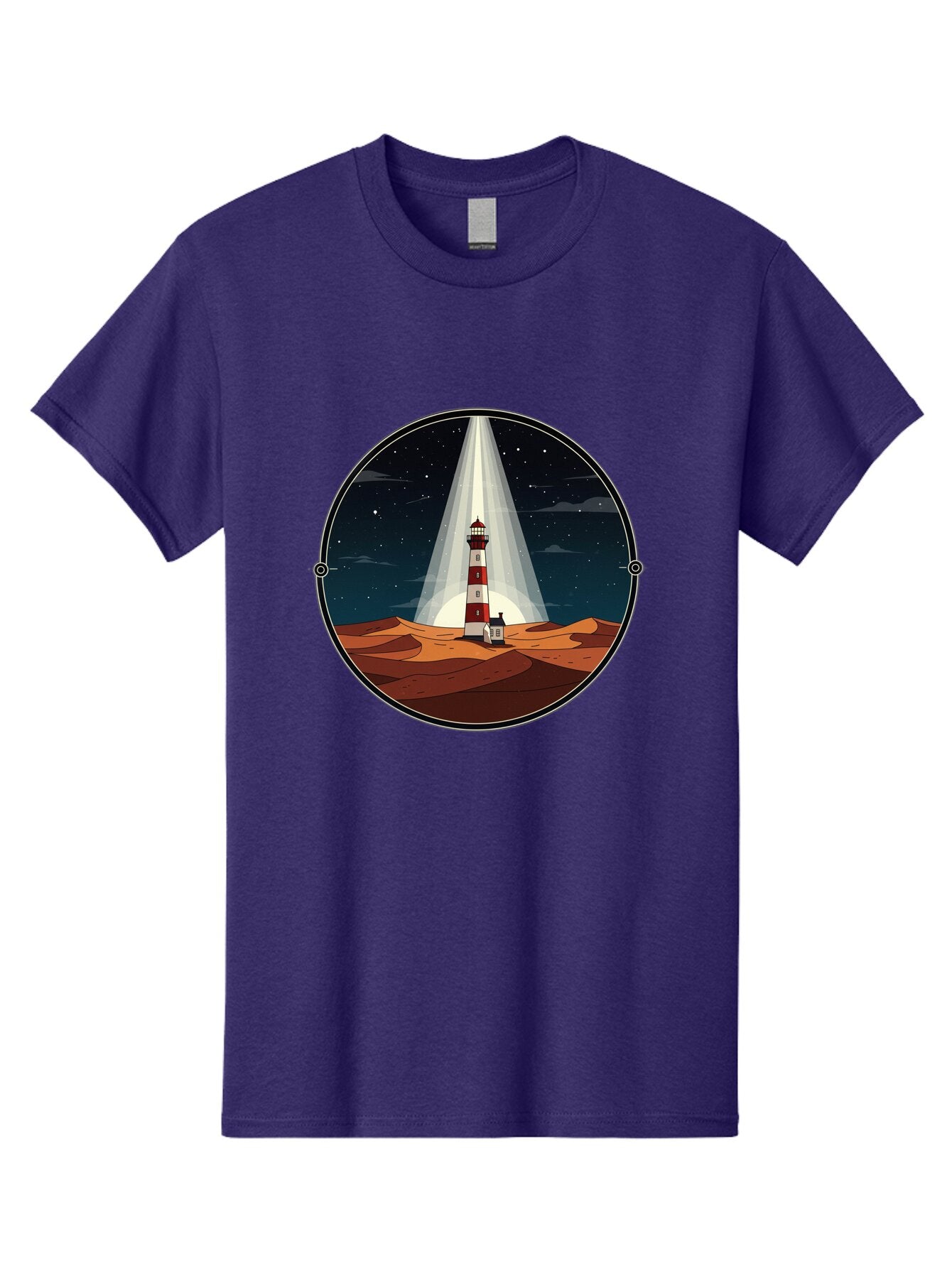 Lighthouse-1 Men'S Graphic Tee, 100% Cotton, Comfortable Casual Summer Wear, Machine Washable, Vintage Camera, Old Camera, Antique Camera, Black Camera, Classic Photography, Photography Equipment, Nostalgic Device, Film Camera, Camera Art Bam768